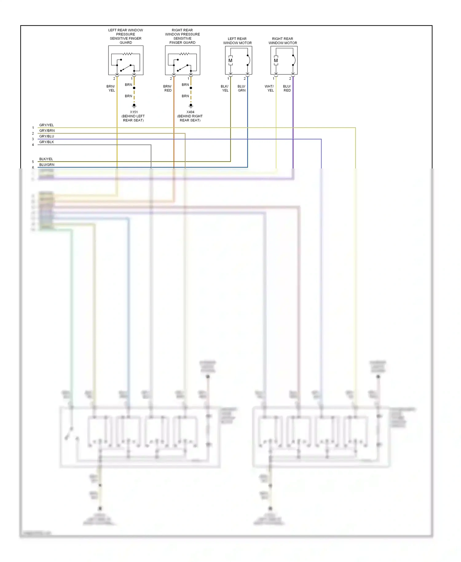 BMW 3 series E46 (1998-2003) blk wiring diagram  (78 of 94)