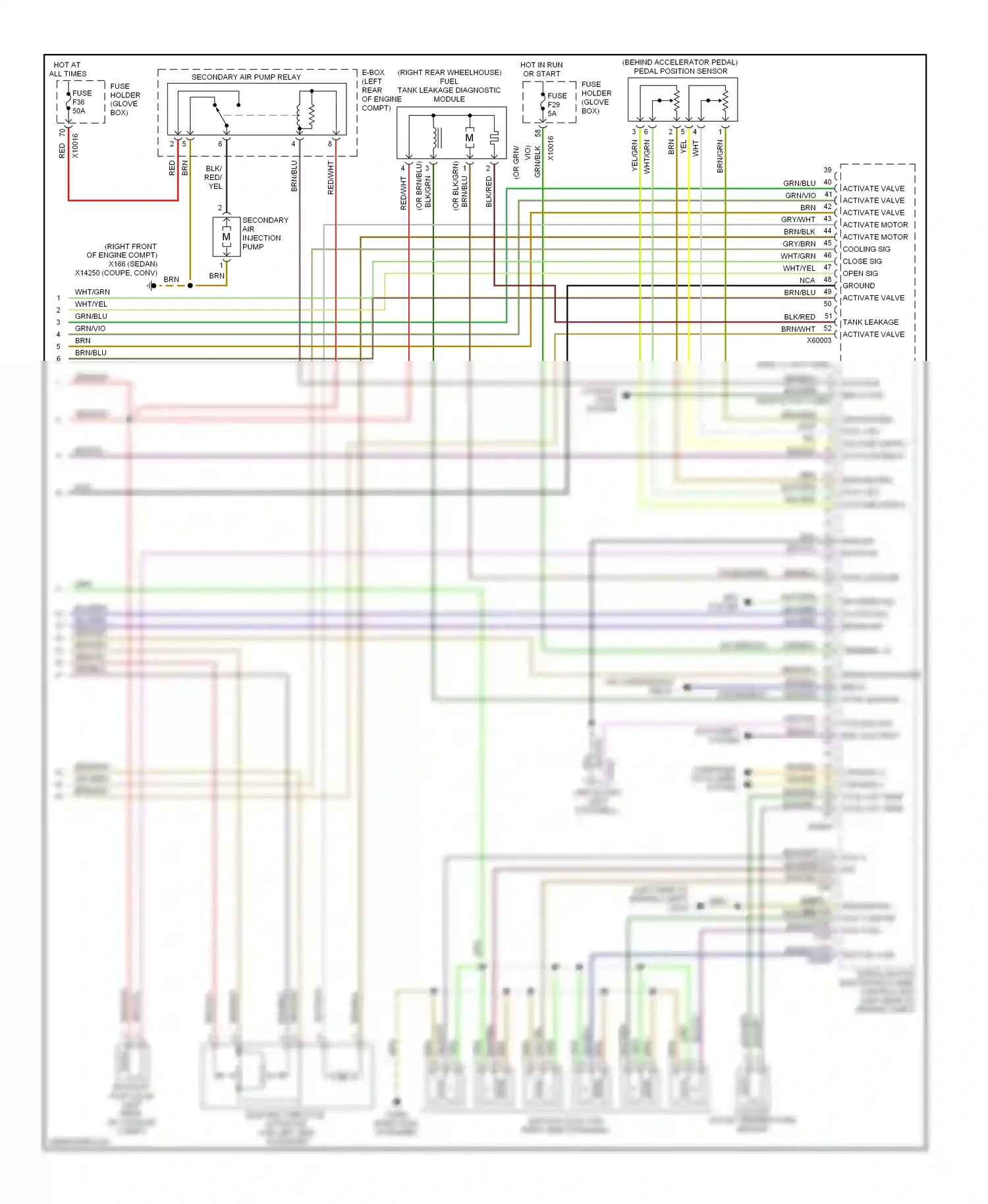 BMW 3 series E46 (1998-2003) blk wiring diagram  (90 of 94)