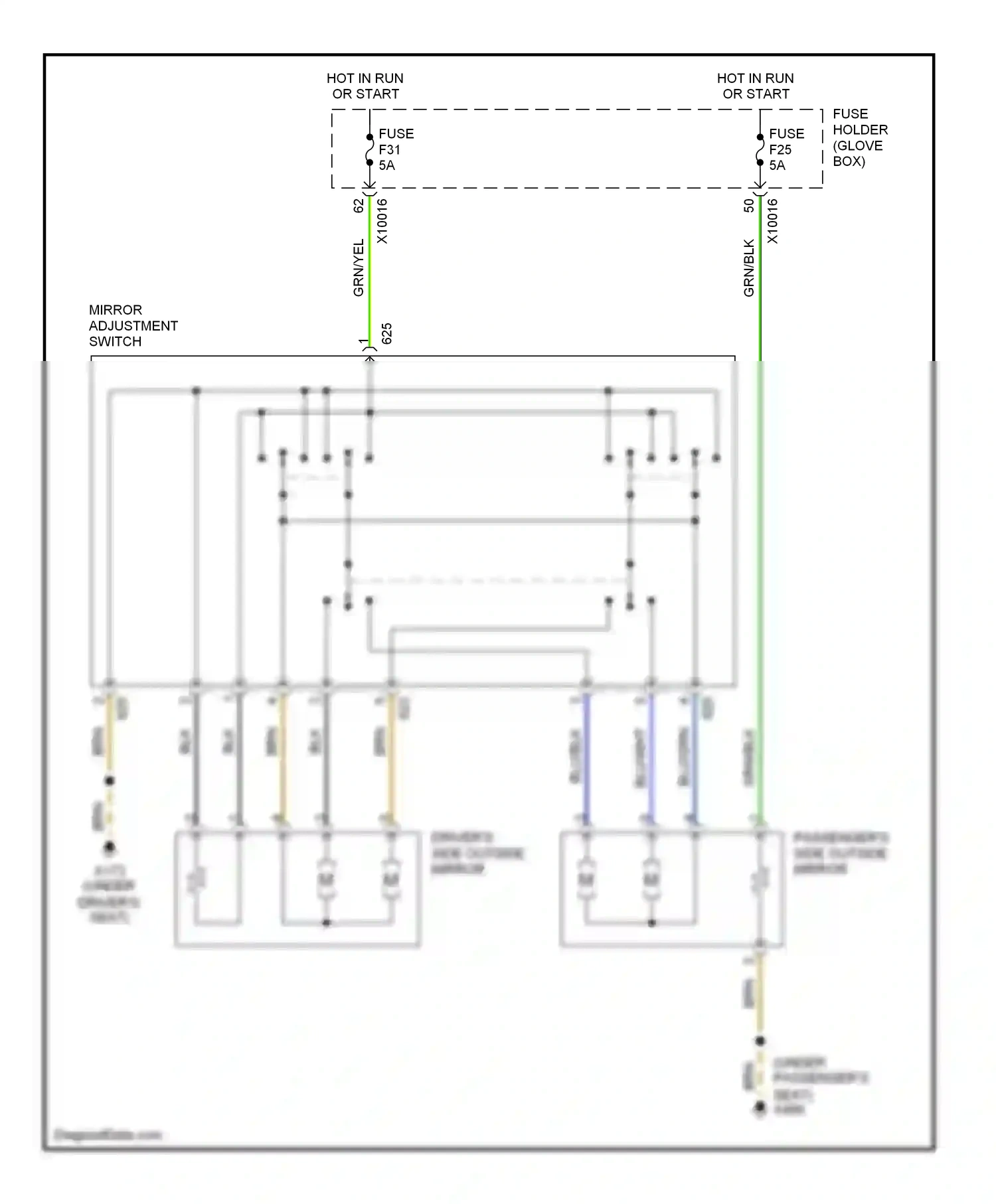 BMW 3 series E46 (1998-2003) blk wiring diagram  (46 of 94)