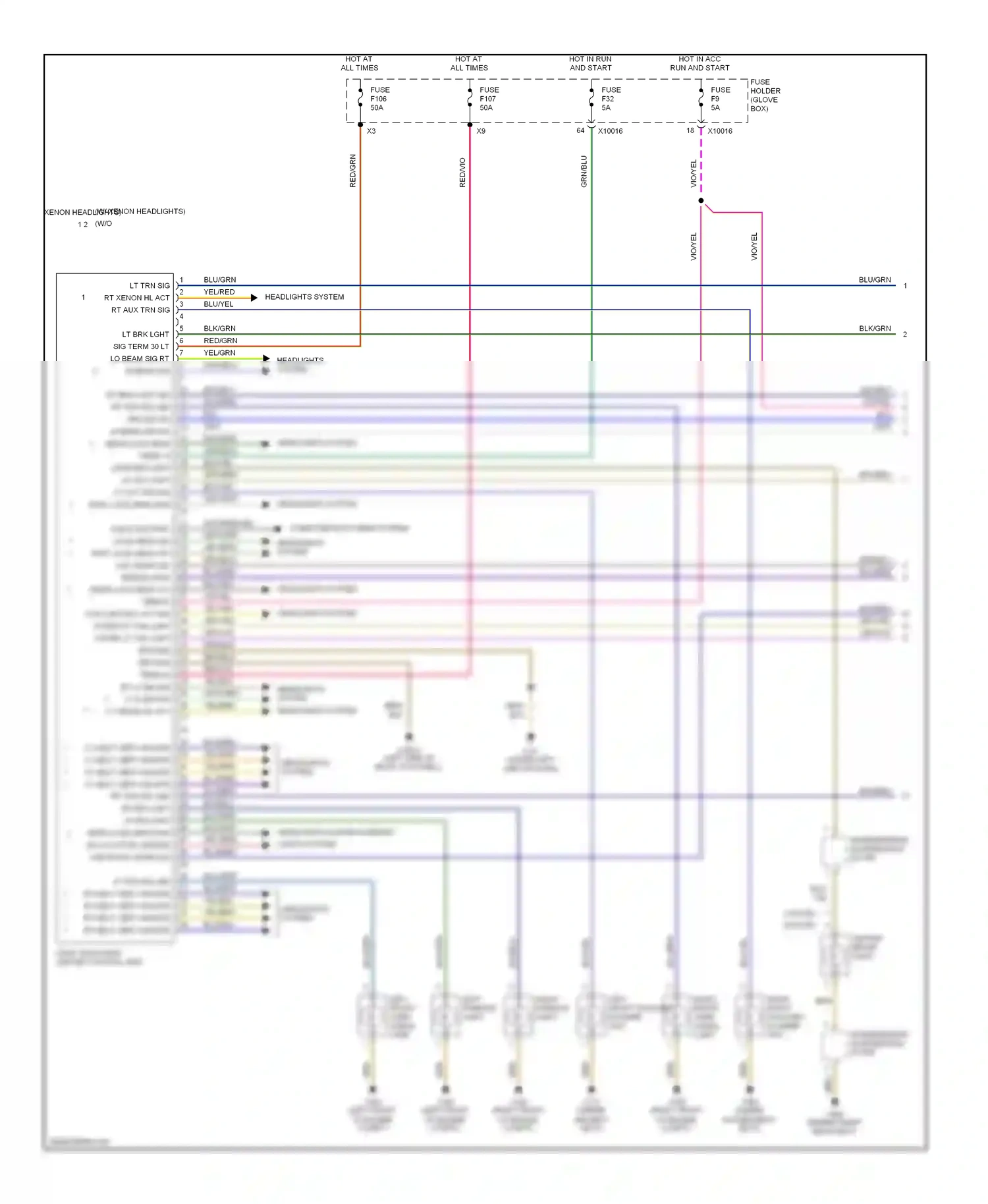 BMW 3 series E46 (1998-2003) blk wiring diagram  (22 of 94)