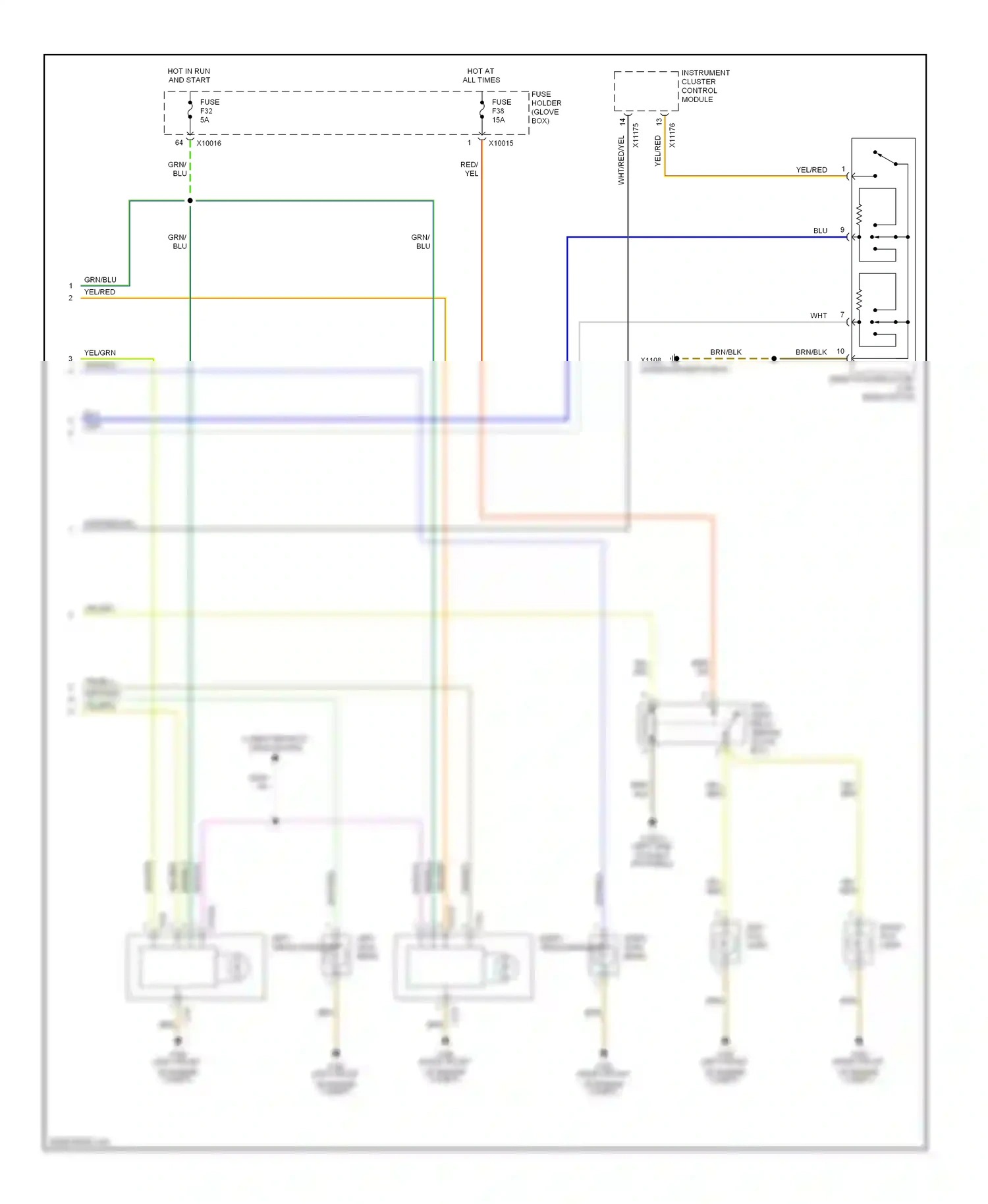 BMW 3 series E46 (1998-2003) blk wiring diagram  (26 of 94)