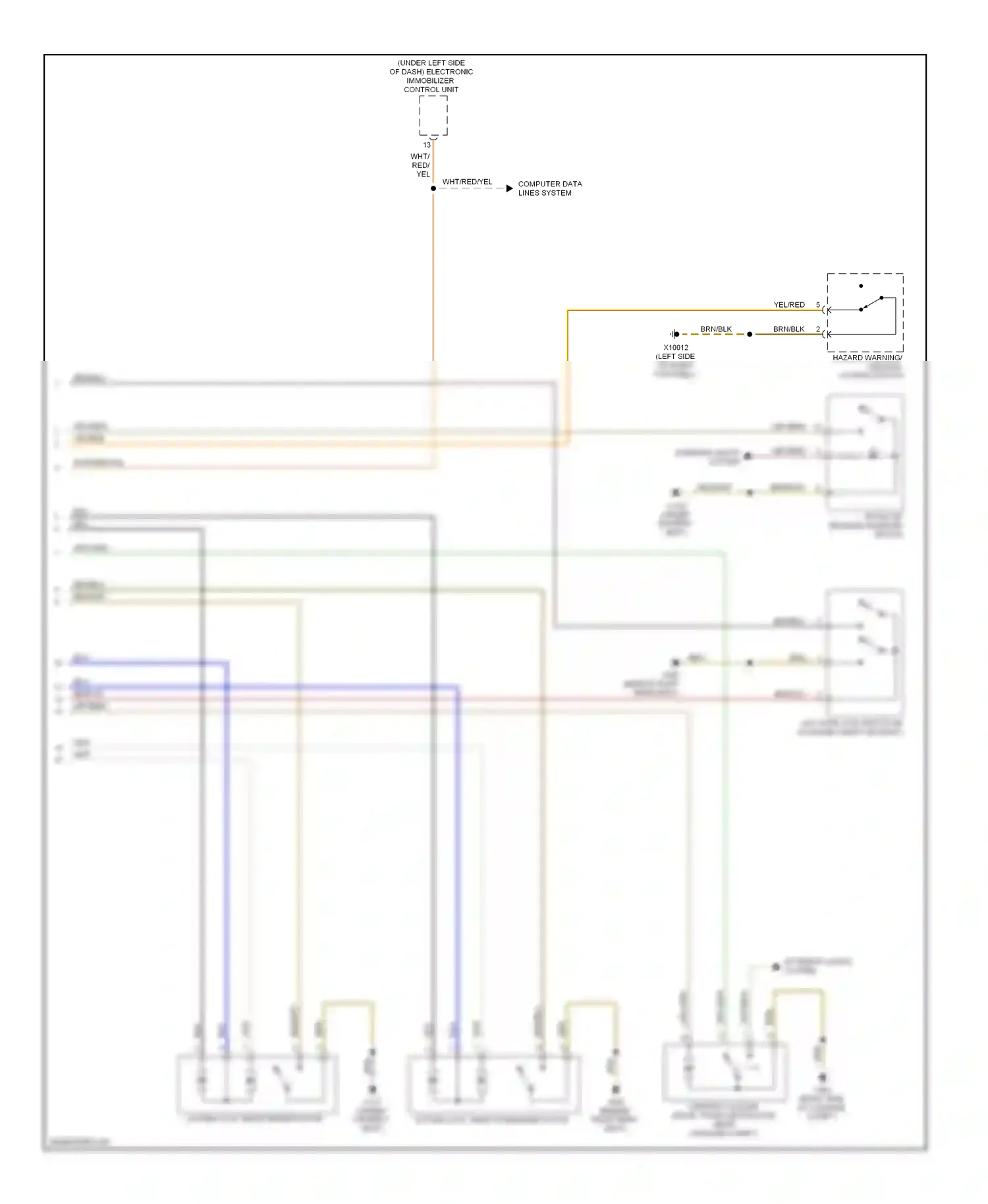 BMW 3 series E46 (1998-2003) blk wiring diagram  (45 of 94)