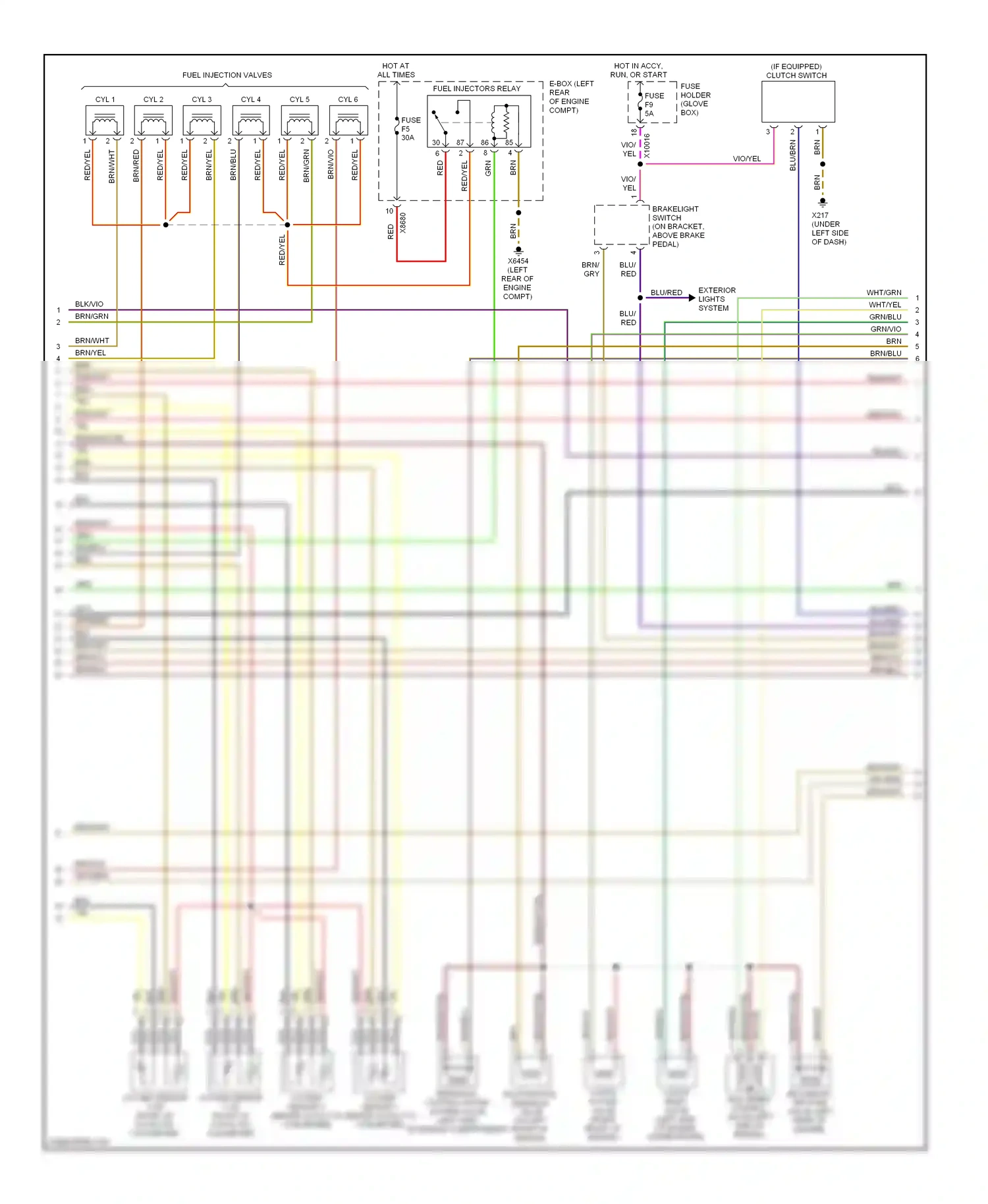 BMW 3 series E46 (1998-2003) blk wiring diagram  (89 of 94)