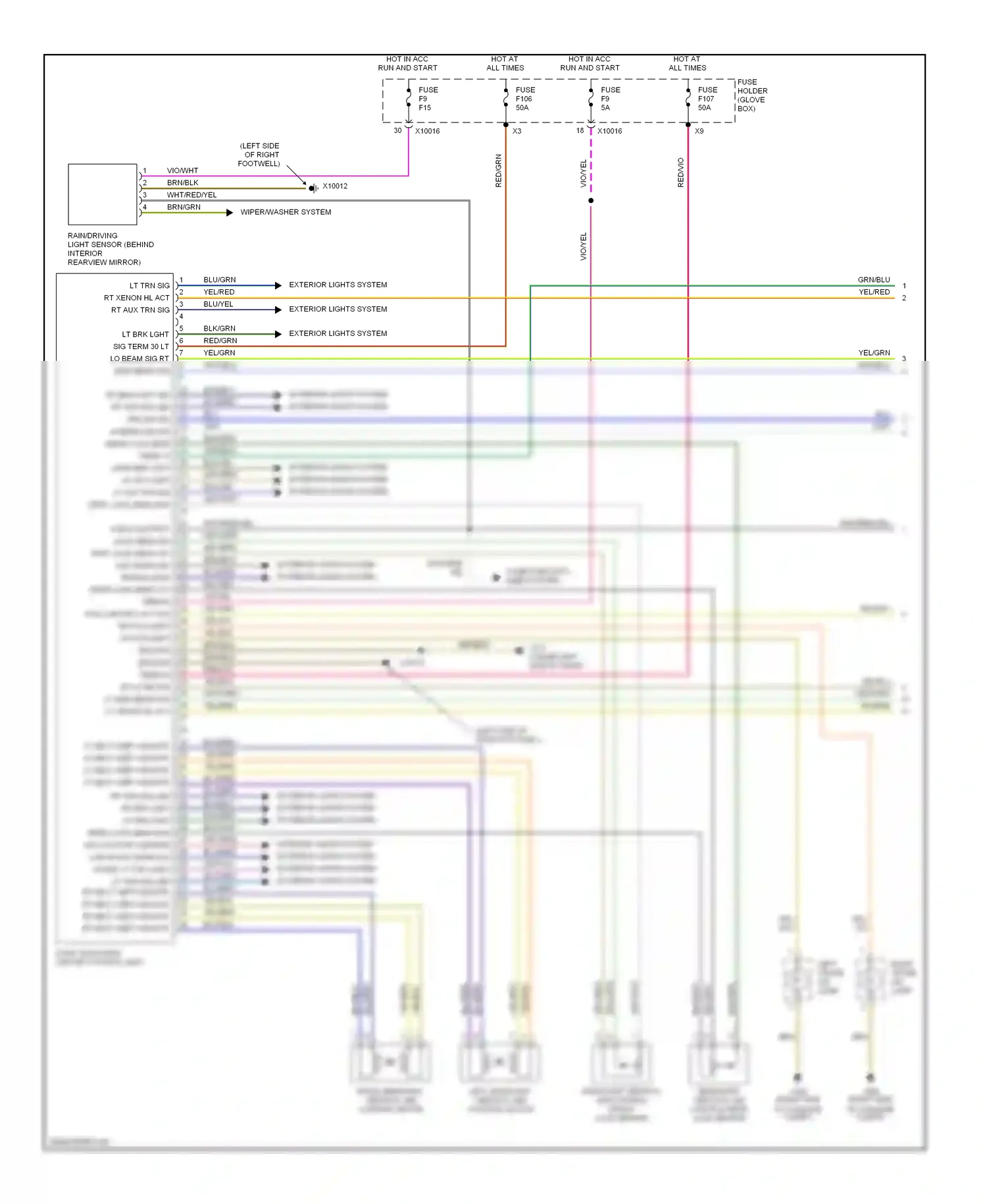 BMW 3 series E46 (1998-2003) blk wiring diagram  (25 of 94)