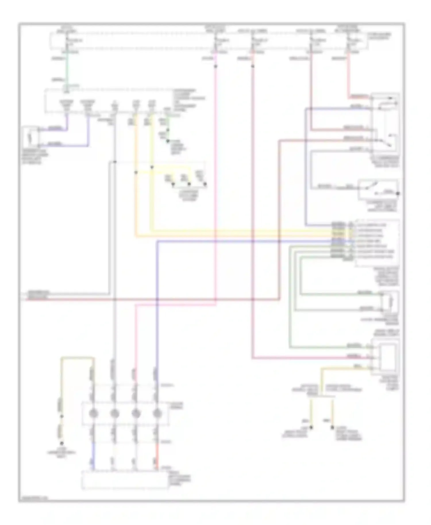 Wiring diagram blk/blu for BMW 3 series E46 (1998-2003) (2 of 27)
