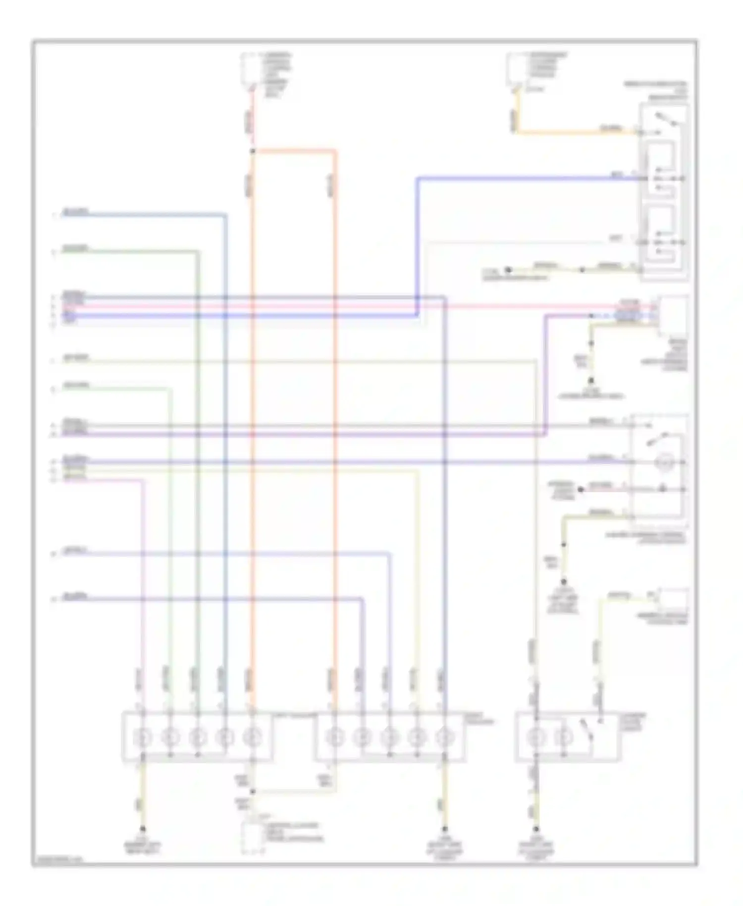 Wiring diagram blu/red for BMW 3 series E46 (1998-2003) (54 of 57)