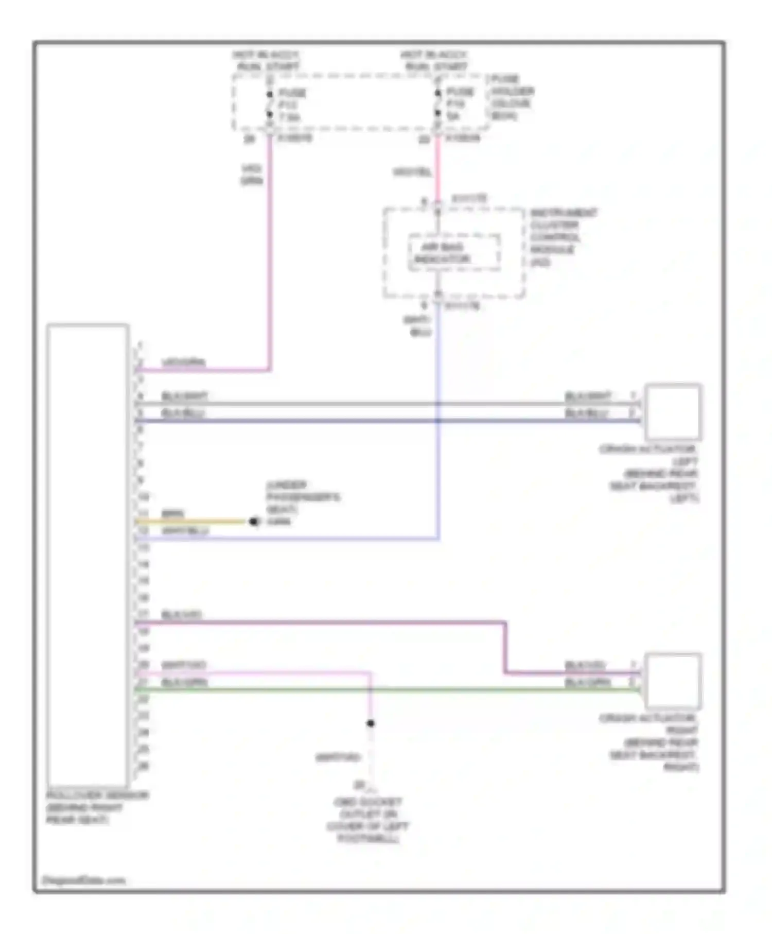 Wiring diagram brn for BMW 3 series E46 (1998-2003) (1 of 117)