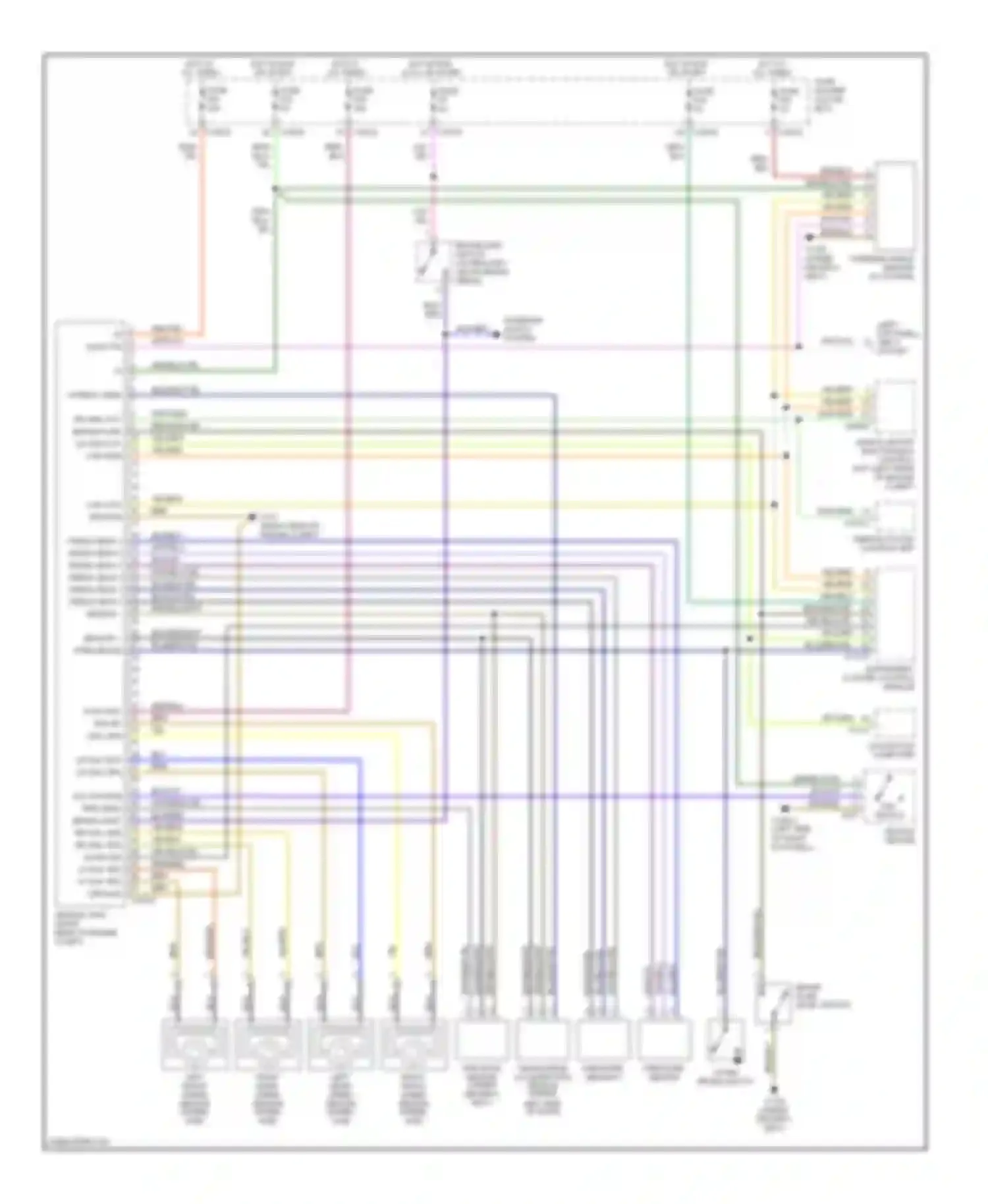 Wiring diagram grn/blu for BMW 3 series E46 (1998-2003) (2 of 23)