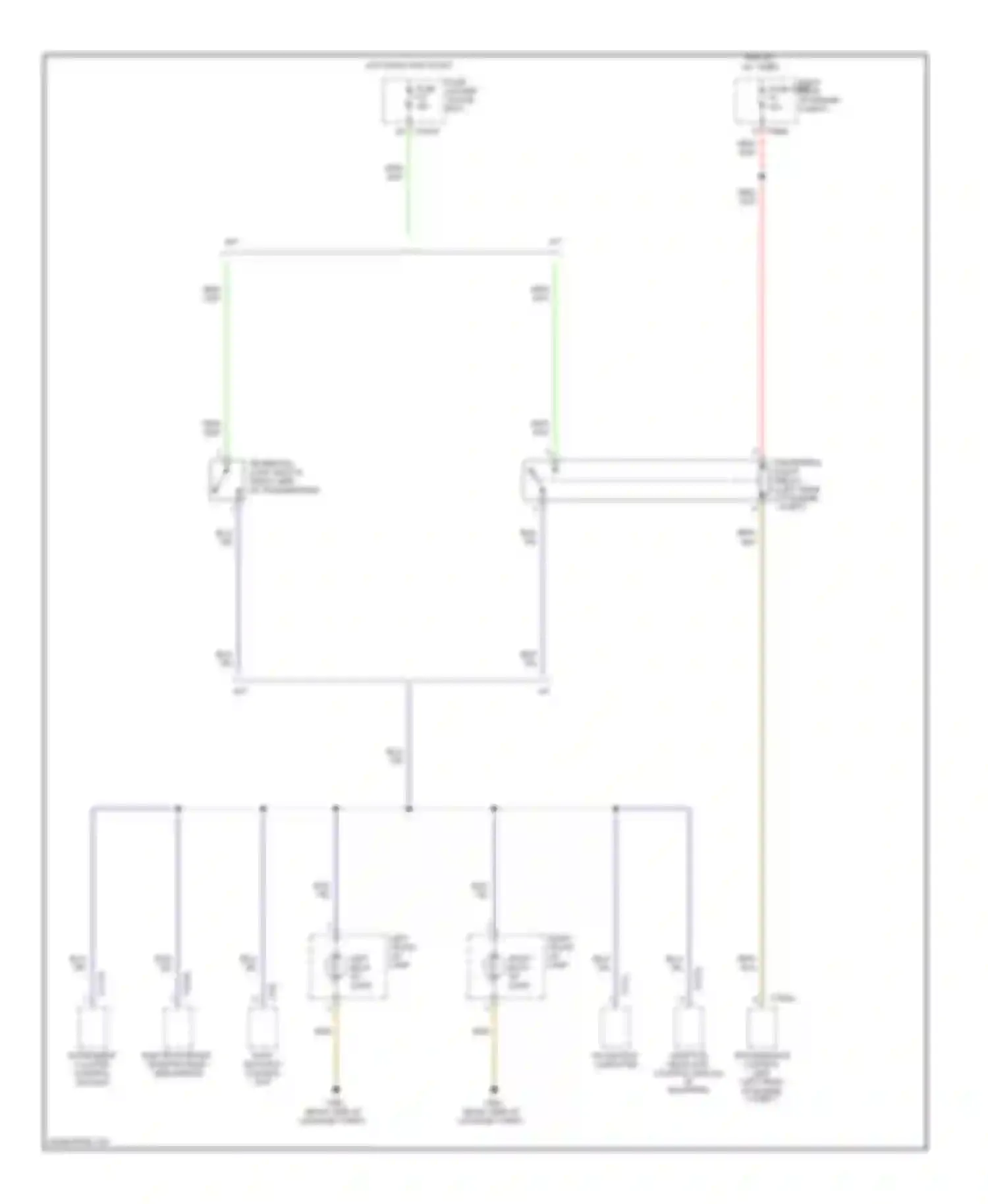 Wiring diagram hot in run and start for BMW 3 series E46 (1998-2003) (1 of 7)