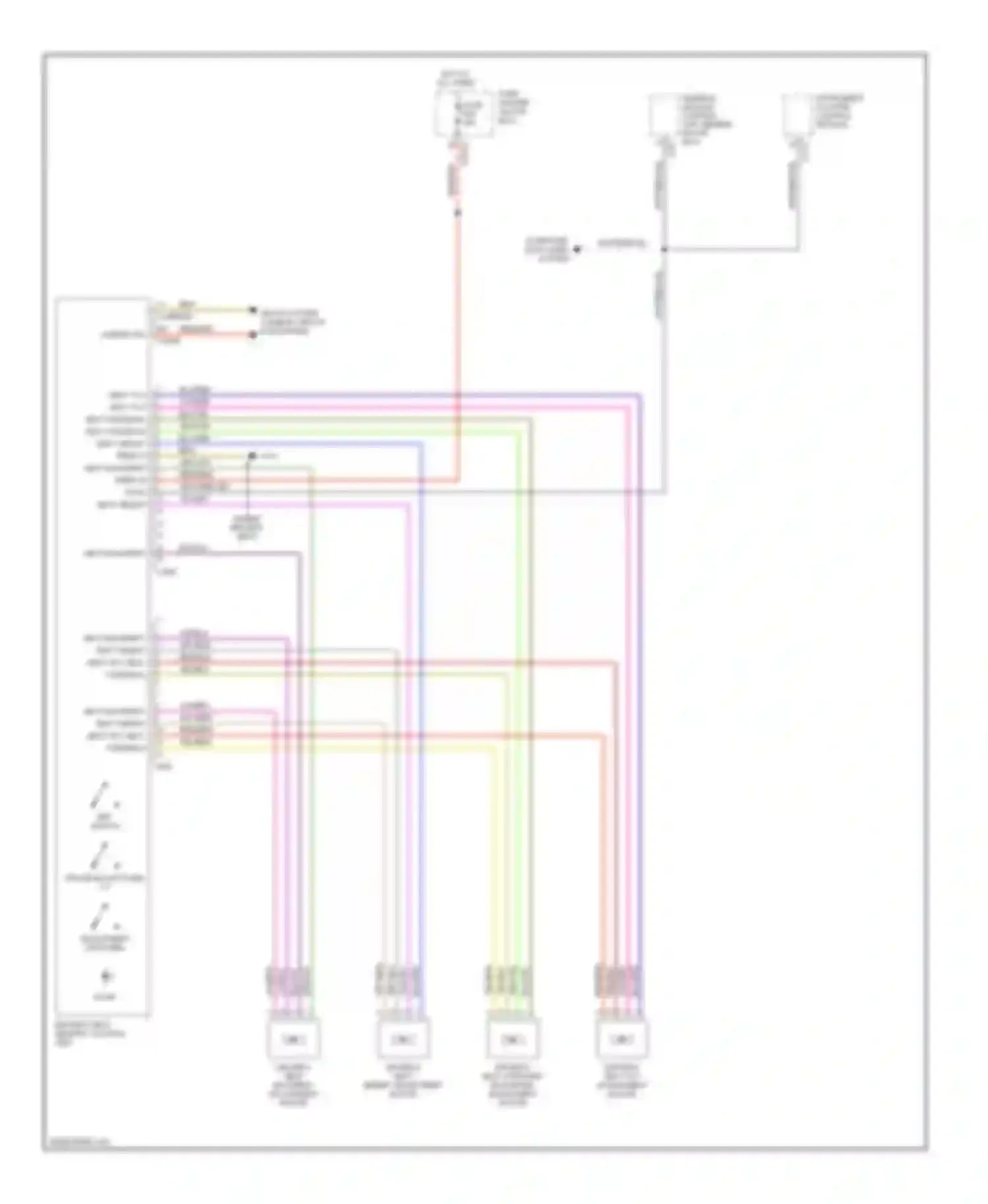 Wiring diagram instrument cluster control module for BMW 3 series E46 (1998-2003) (11 of 39)