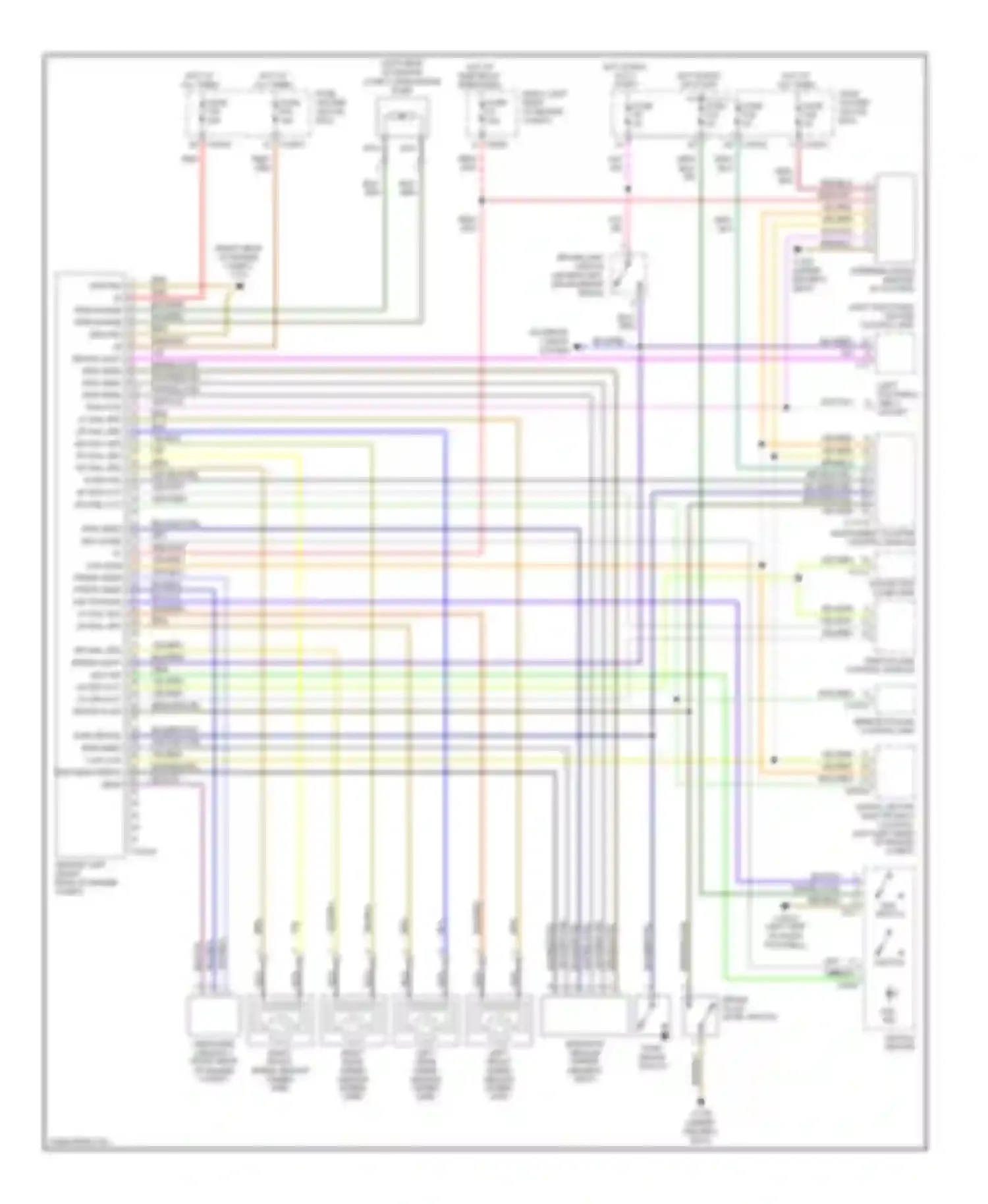 Wiring diagram red for BMW 3 series E46 (1998-2003) (91 of 93)