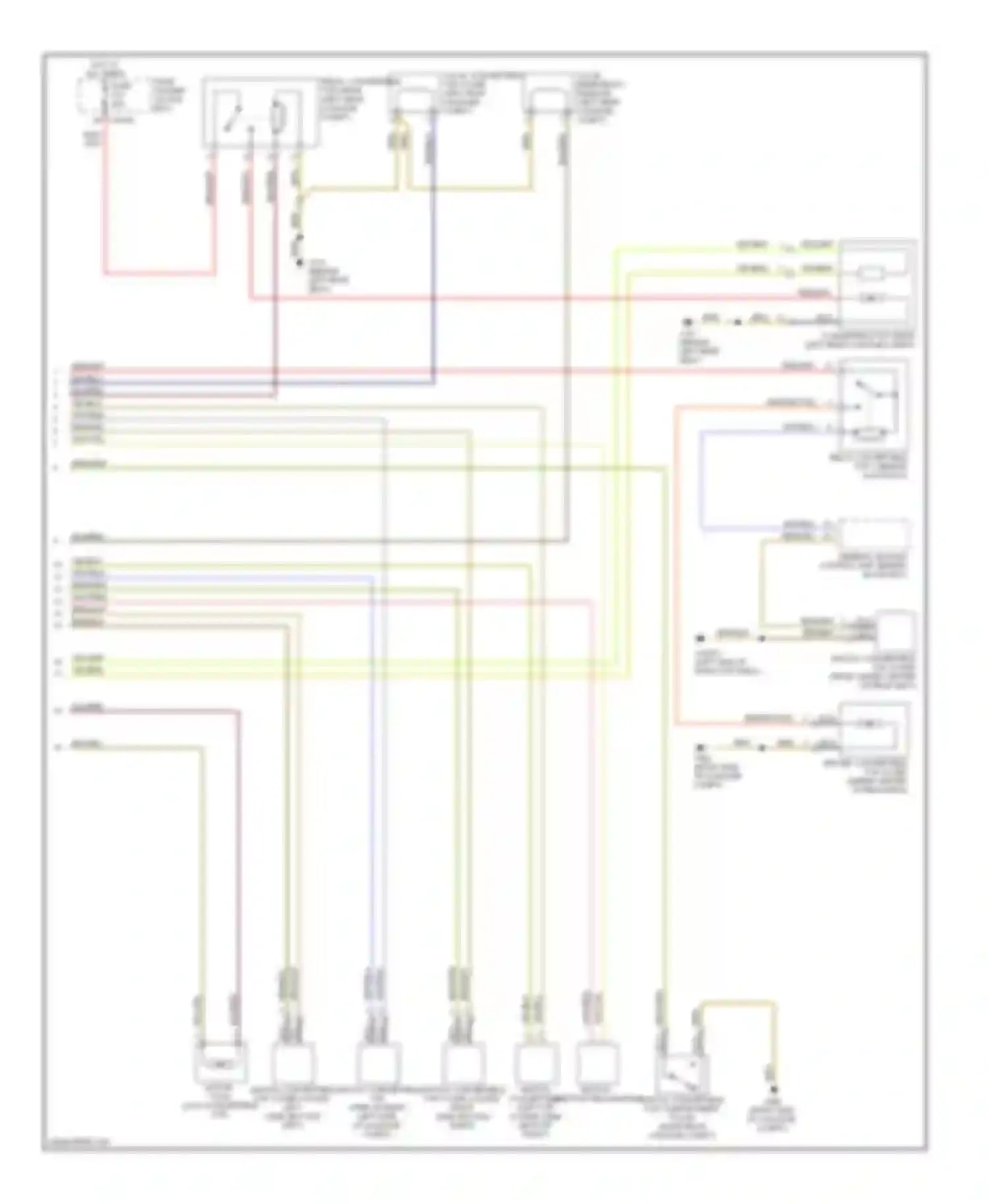 Wiring diagram wht/blk for BMW 3 series E46 (1998-2003) (3 of 14)