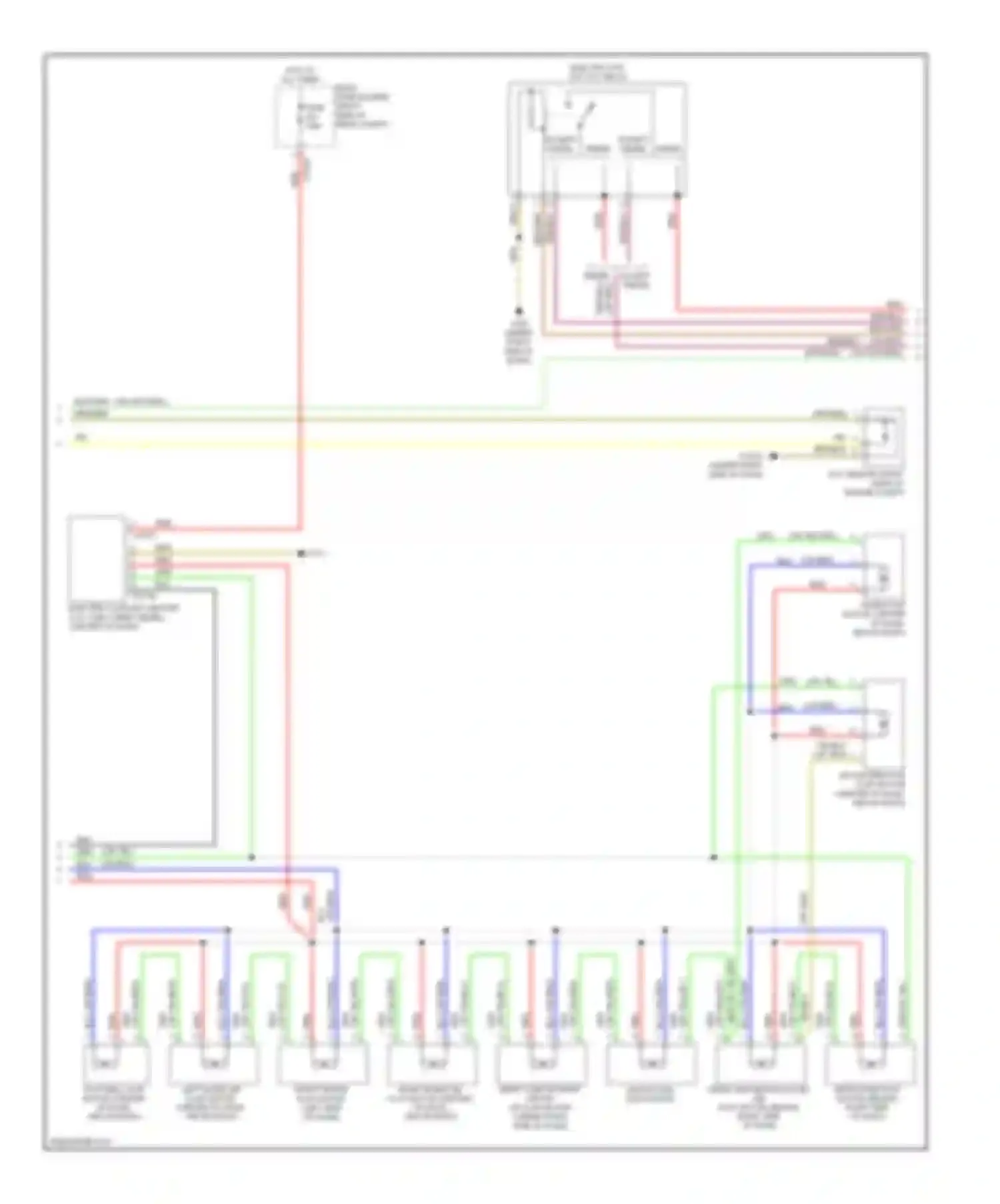 3 series BMW E90/E91/E92/E93 facelift (2008-2013): Automatic a/c circuit (2 of 3)