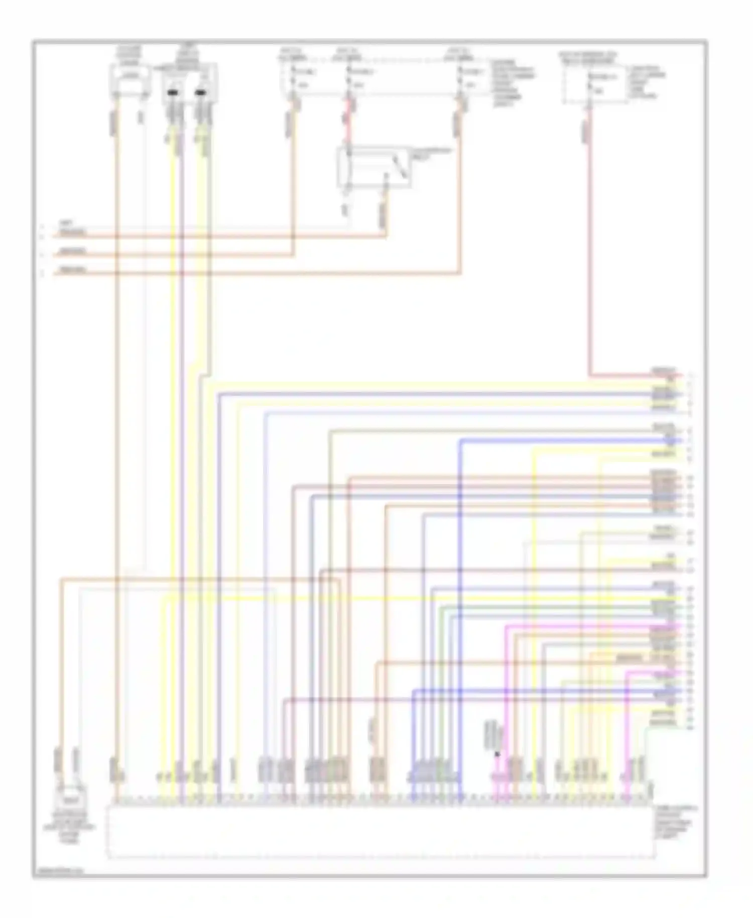 3 series BMW E90/E91/E92/E93 facelift (2008-2013): Wiring diagram engine performance 3.0l twin turbo (2 of 5)