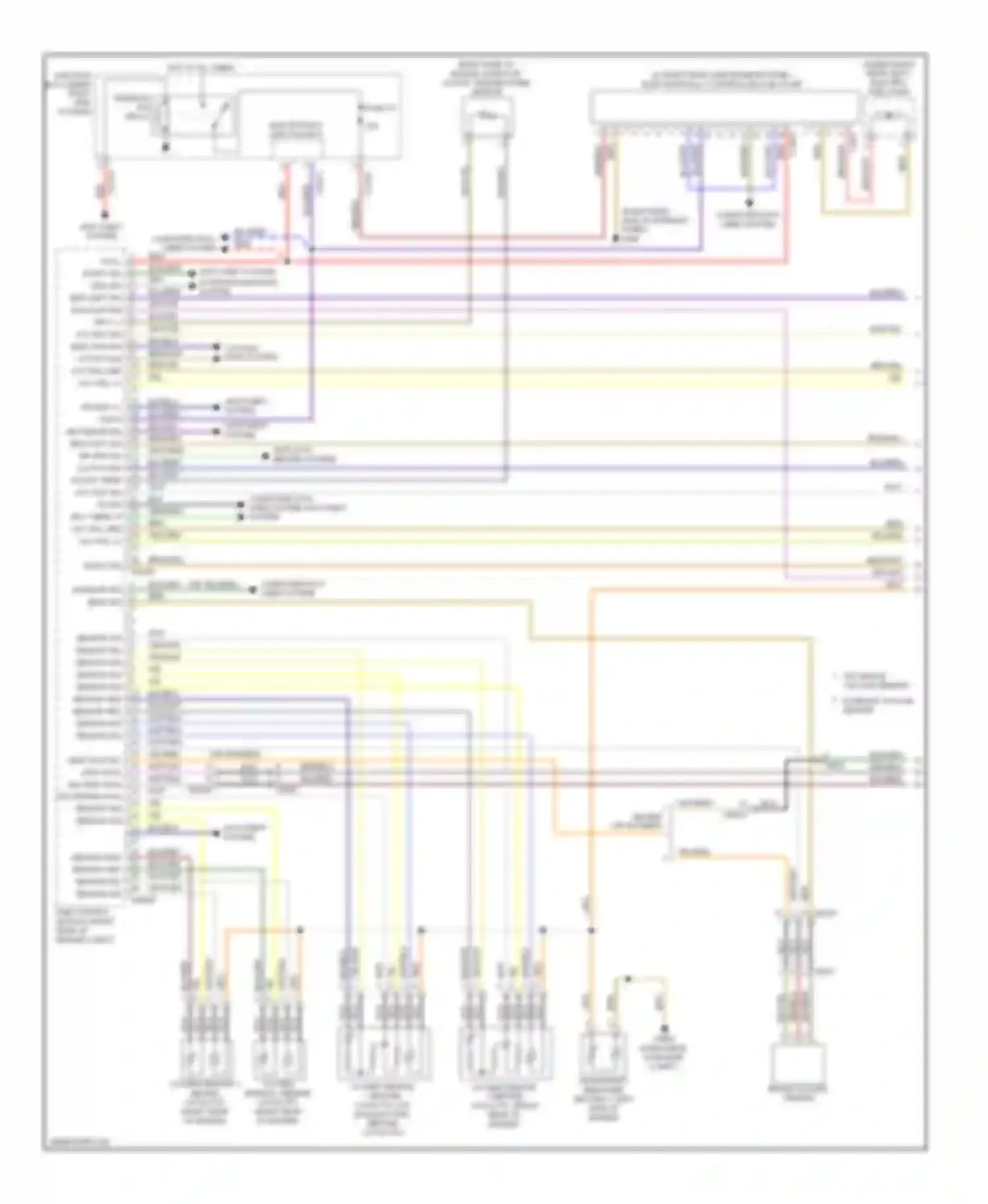 3 series BMW E90/E91/E92/E93 facelift (2008-2013): Wiring diagram engine performance 3.0l (1 of 4)