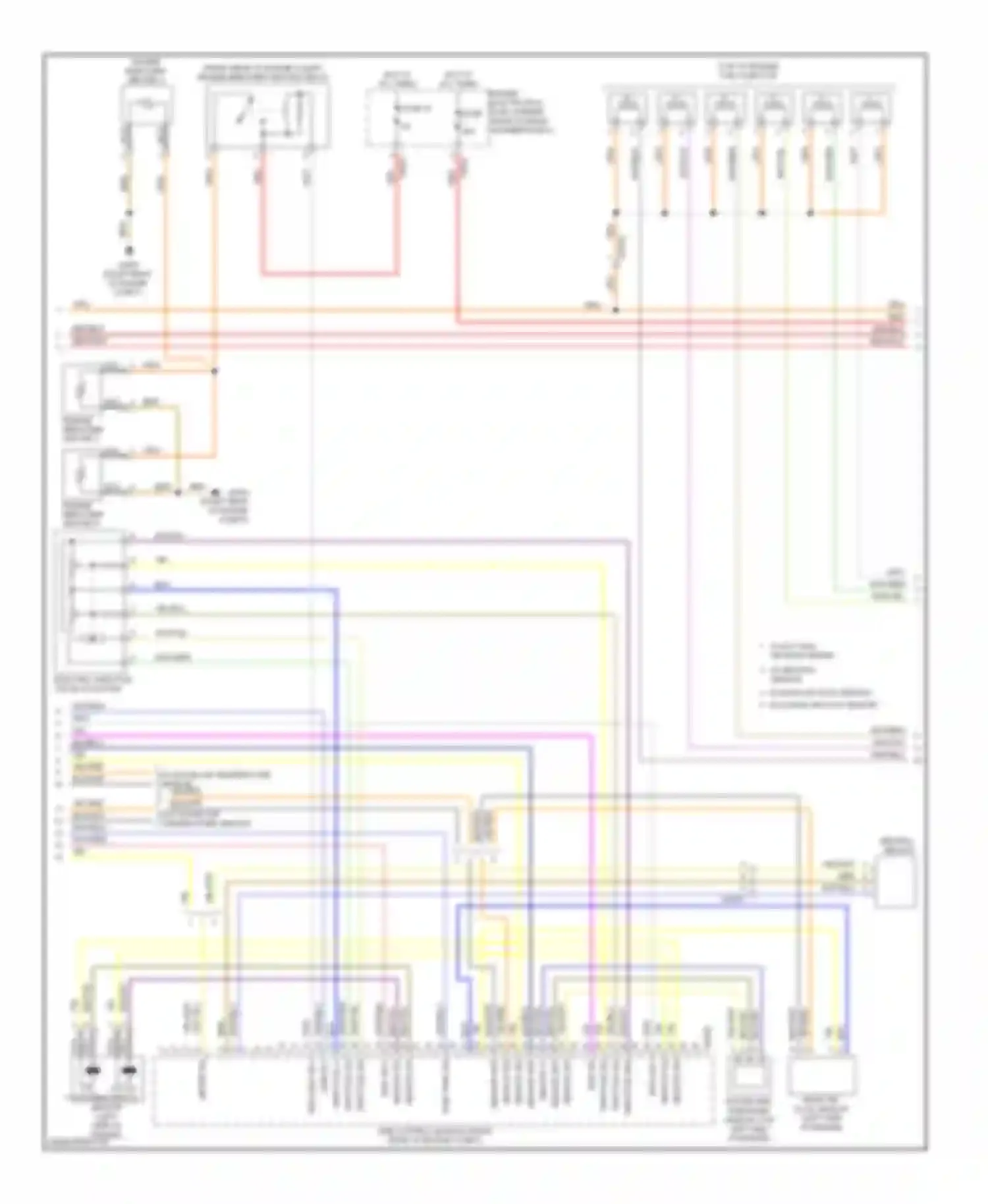 3 series BMW E90/E91/E92/E93 facelift (2008-2013): Wiring diagram engine performance 3.0l (3 of 4)