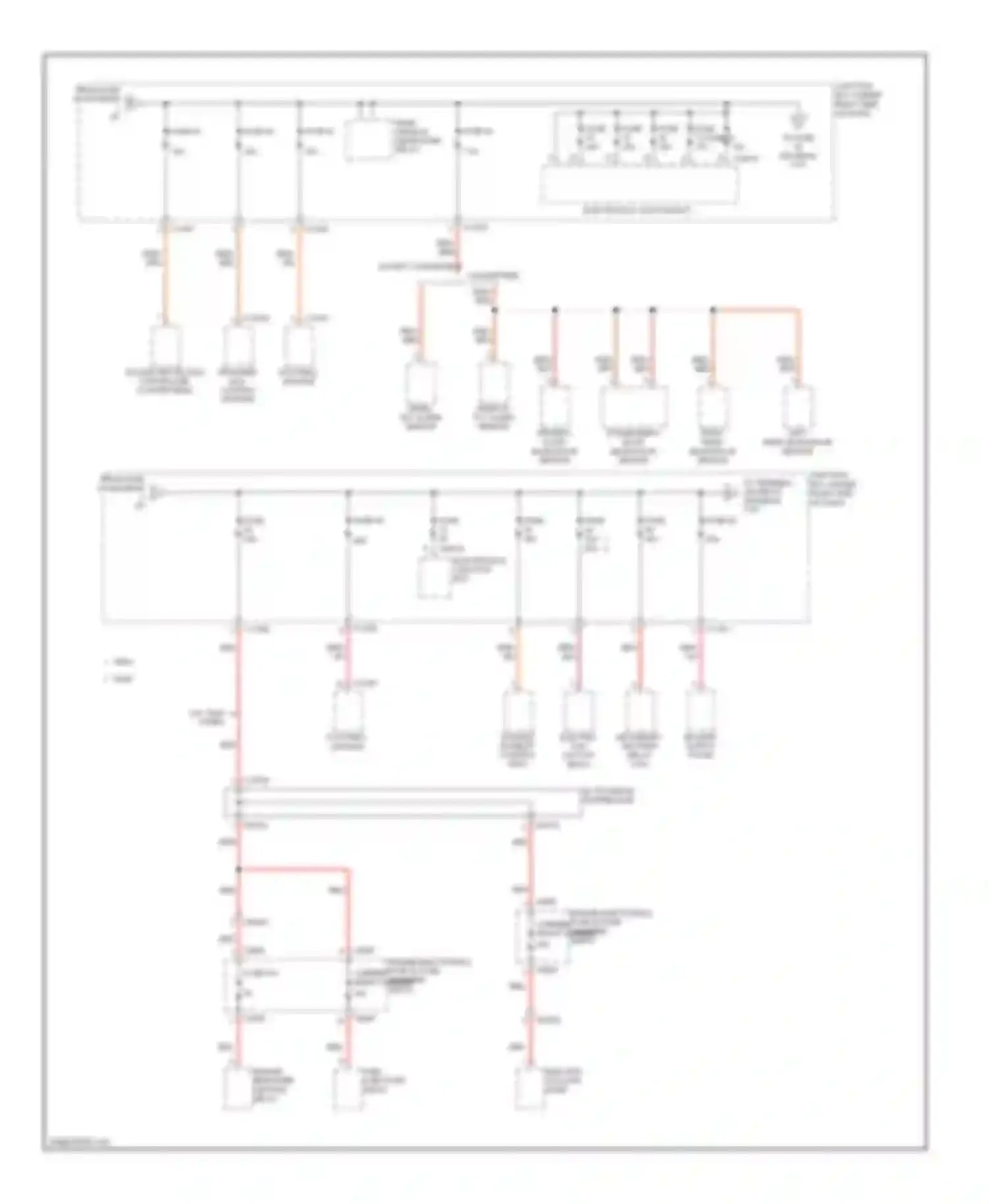 3 series BMW E90/E91/E92/E93 facelift (2008-2013): Power distribution circuit (2 of 5)
