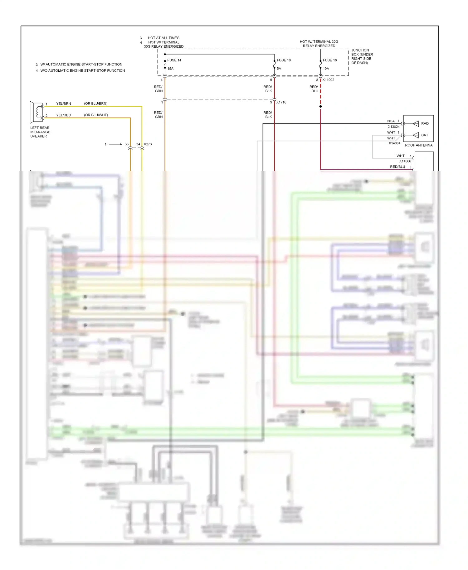 BMW 3 series E90/E91/E92/E93 facelift (2008-2013) blu/blk wiring diagram  (24 of 53)