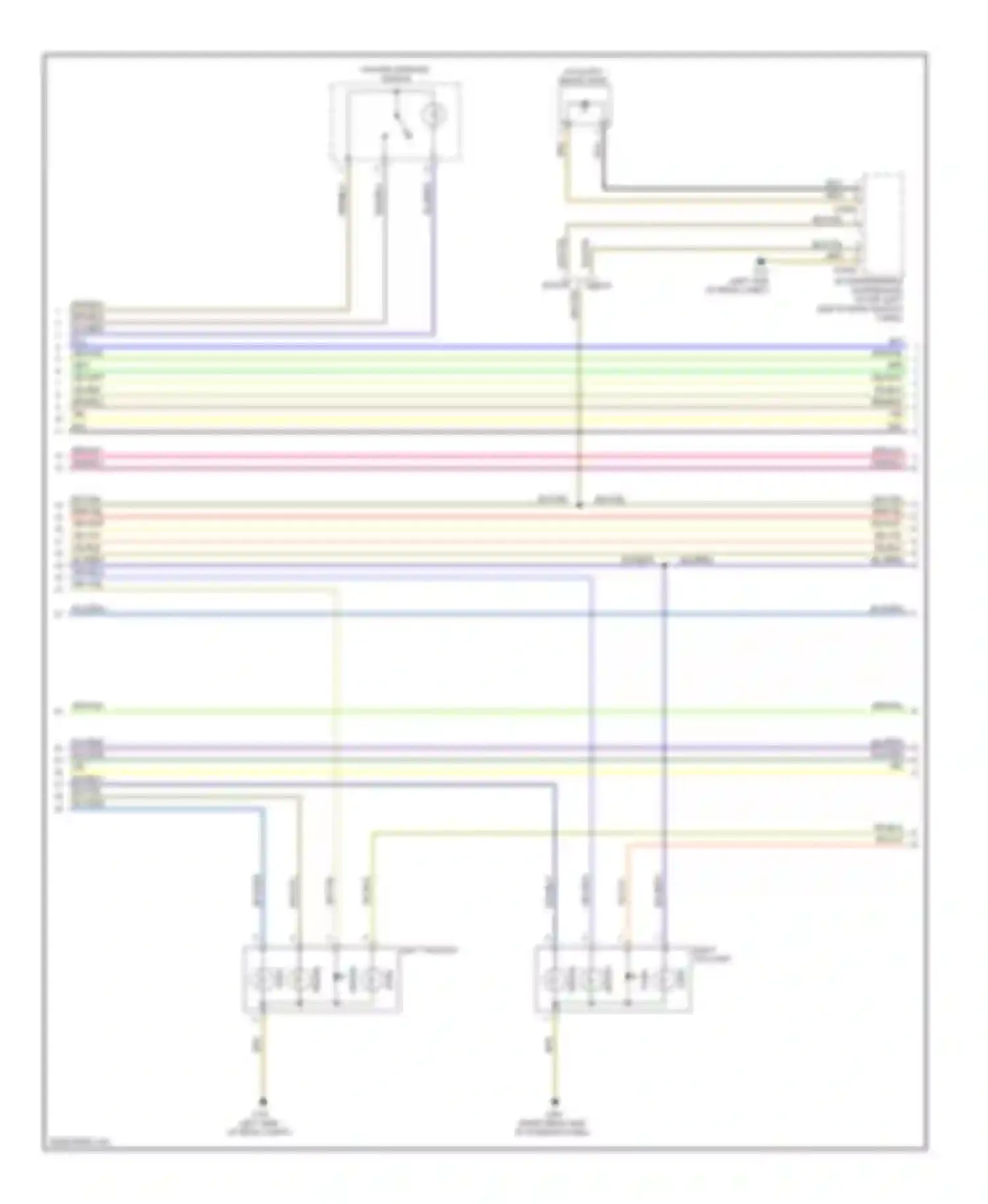 Wiring diagram blu/red for BMW 3 series E90/E91/E92/E93 facelift (2008-2013) (27 of 83)