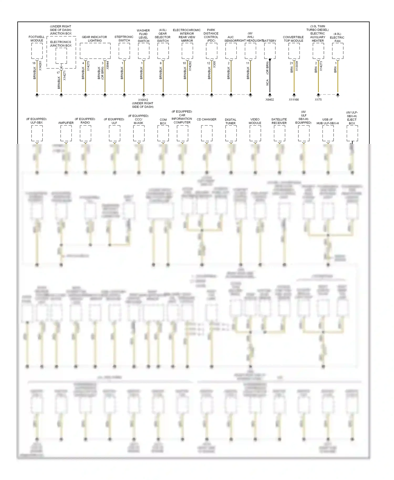 BMW 3 series E90/E91/E92/E93 facelift (2008-2013) brn wiring diagram  (112 of 152)