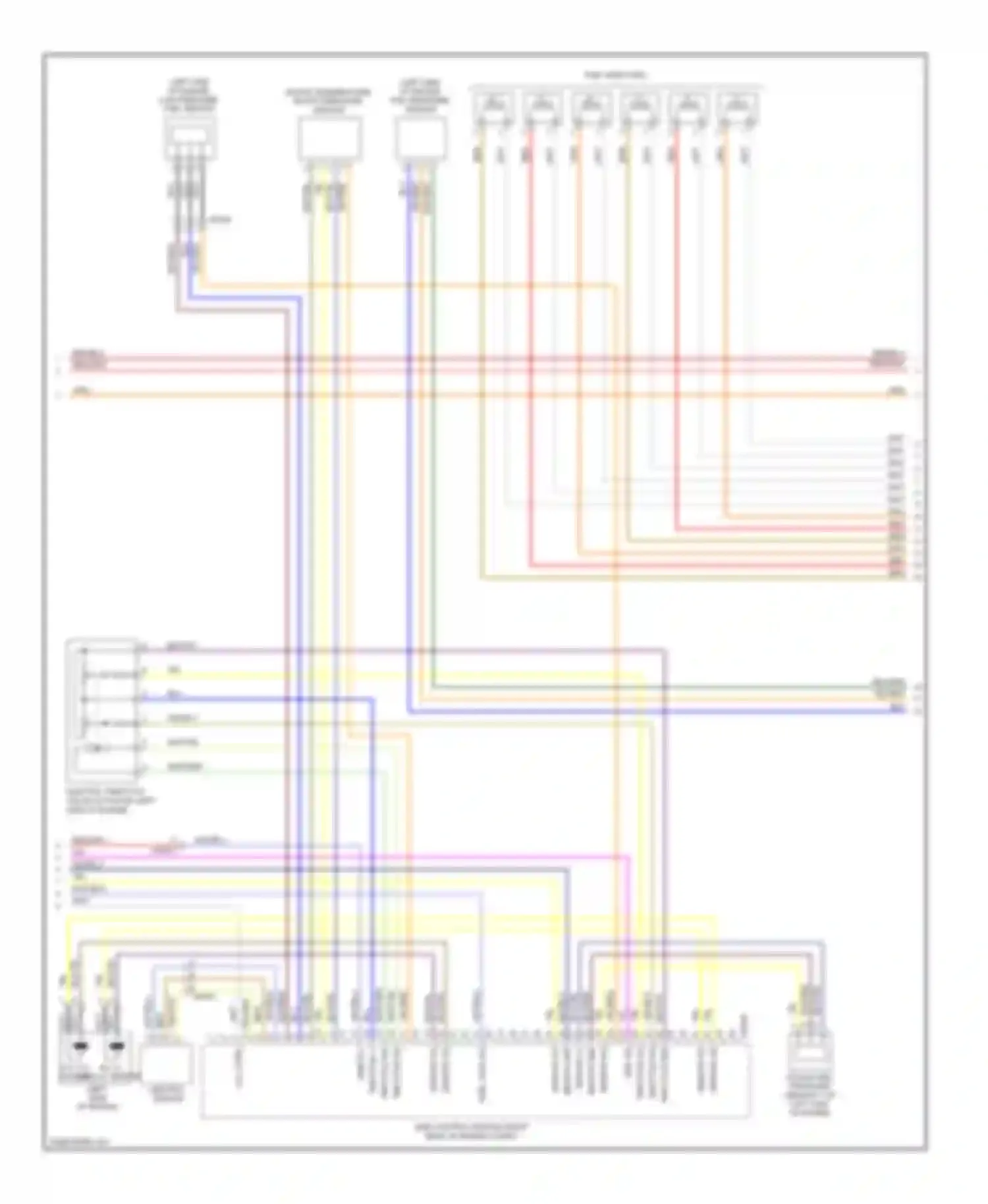 Wiring diagram bsd sig for BMW 3 series E90/E91/E92/E93 facelift (2008-2013) (4 of 5)