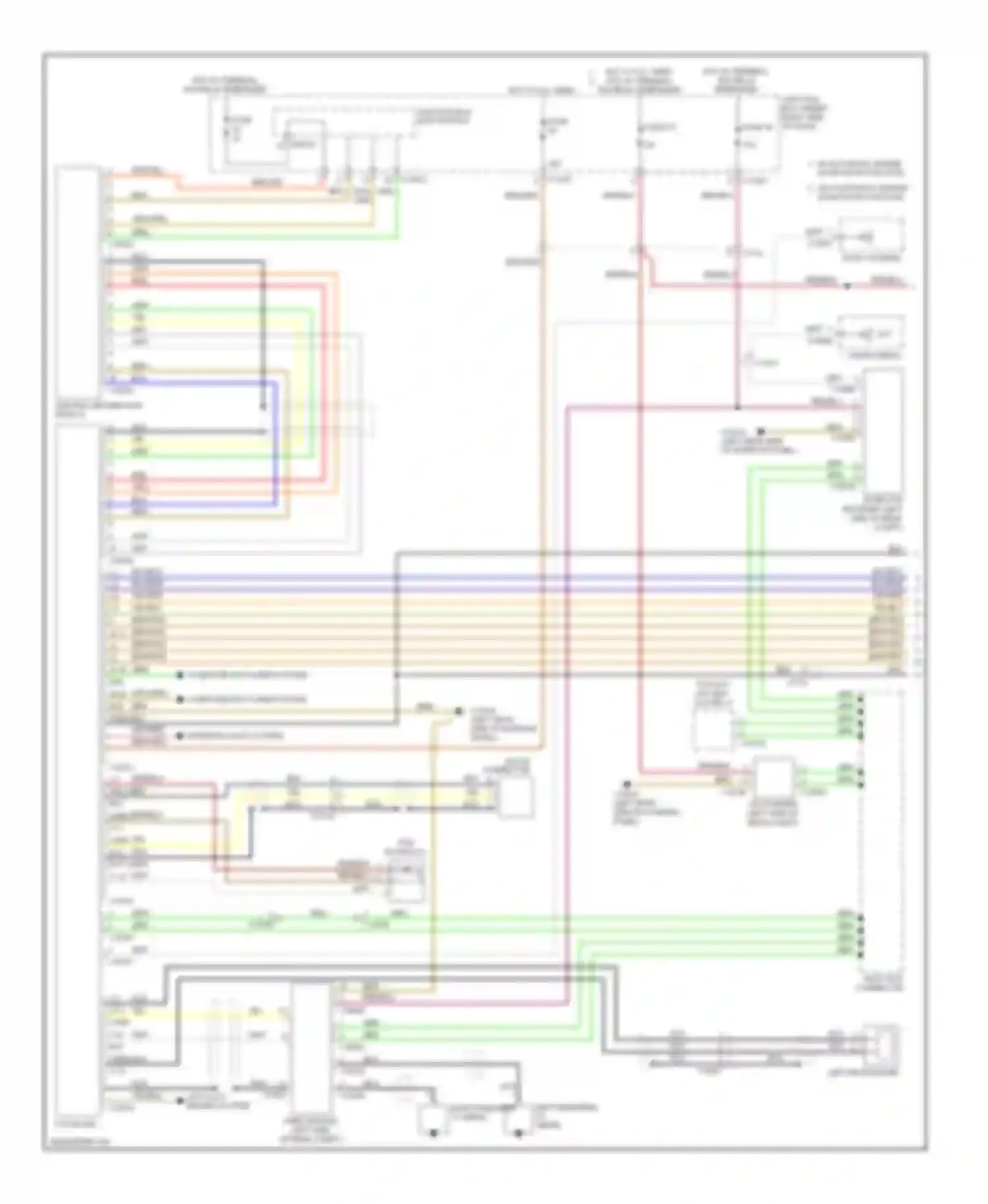 Wiring diagram ccc/m-ask for BMW 3 series E90/E91/E92/E93 facelift (2008-2013) (1 of 6)