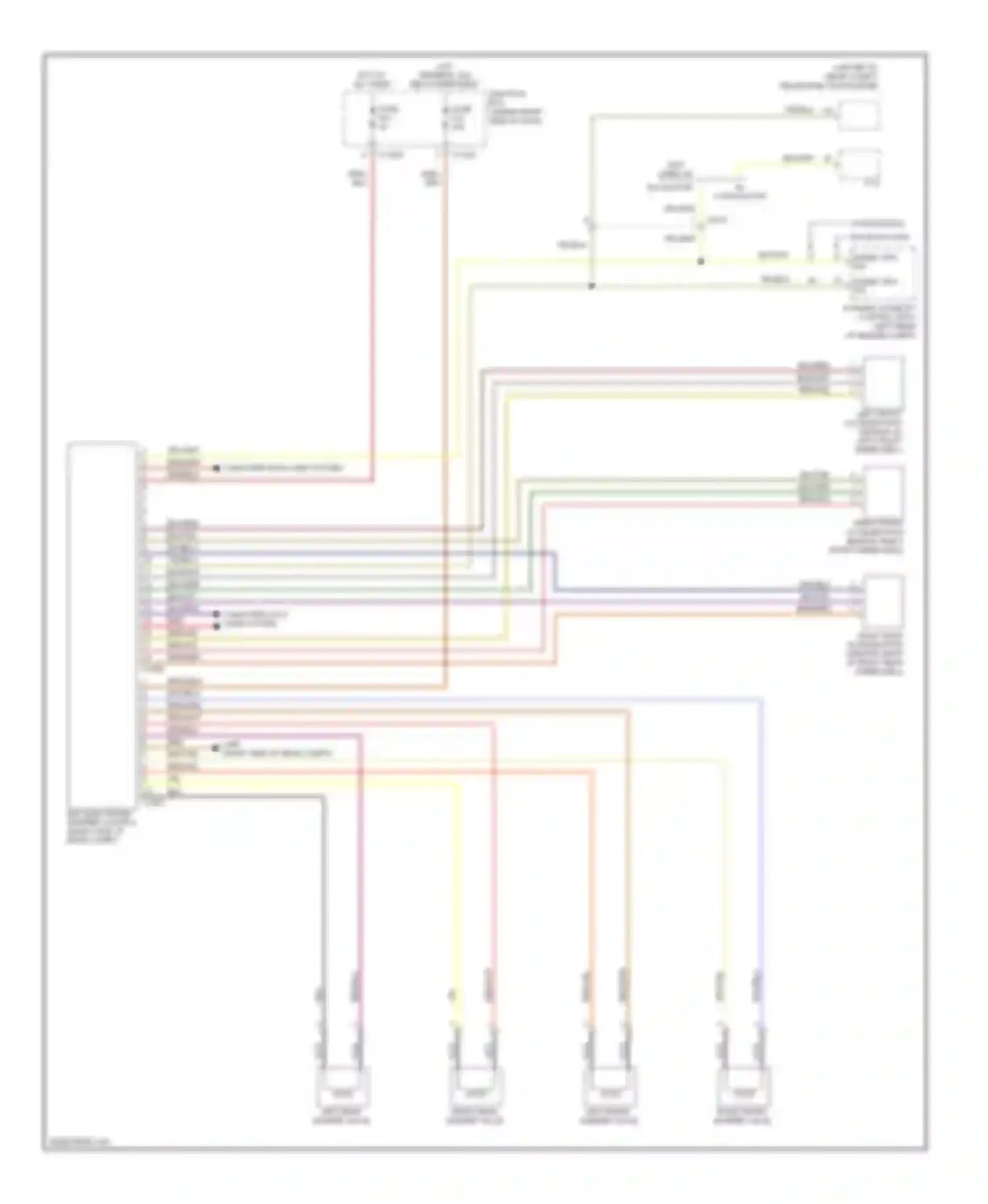 Wiring diagram computer data lines system for BMW 3 series E90/E91/E92/E93 facelift (2008-2013) (14 of 80)