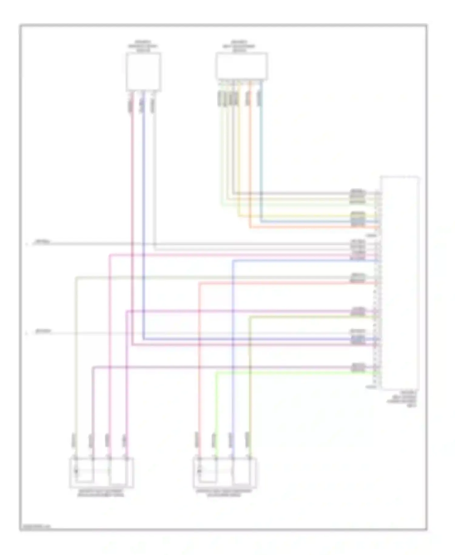 Wiring diagram driver's seat backrest angle adjustment drive for BMW 3 series E90/E91/E92/E93 facelift (2008-2013) (1 of 1)