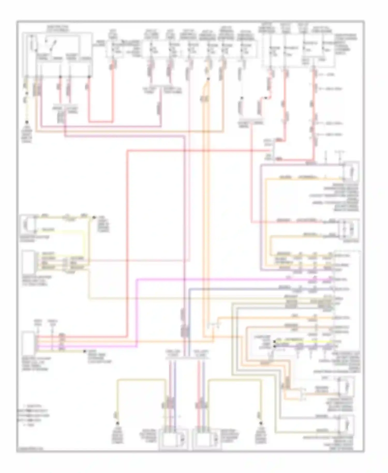 Wiring diagram e-box fan for BMW 3 series E90/E91/E92/E93 facelift (2008-2013) (2 of 3)