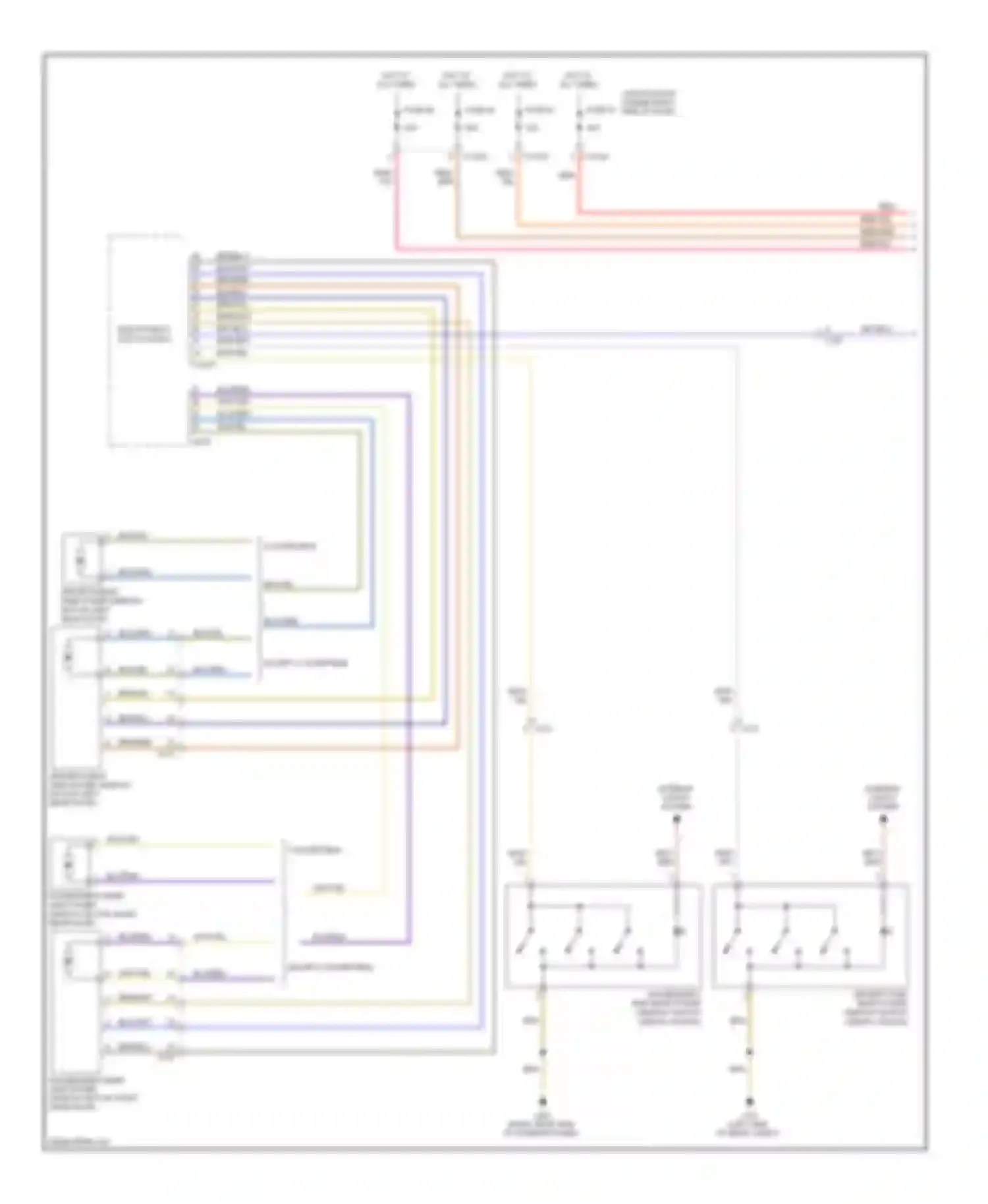 Wiring diagram electronics junction box for BMW 3 series E90/E91/E92/E93 facelift (2008-2013) (27 of 31)