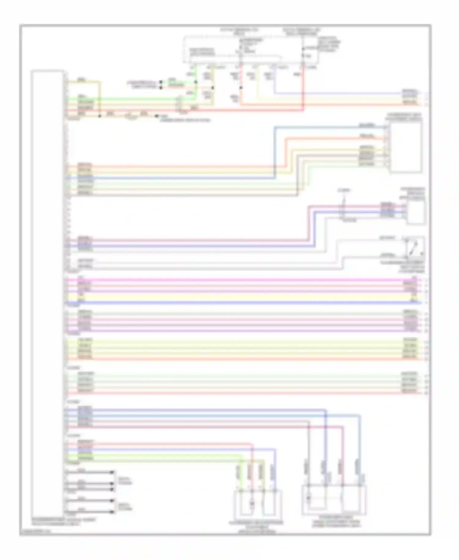 Wiring diagram electronics junction box for BMW 3 series E90/E91/E92/E93 facelift (2008-2013) (17 of 31)