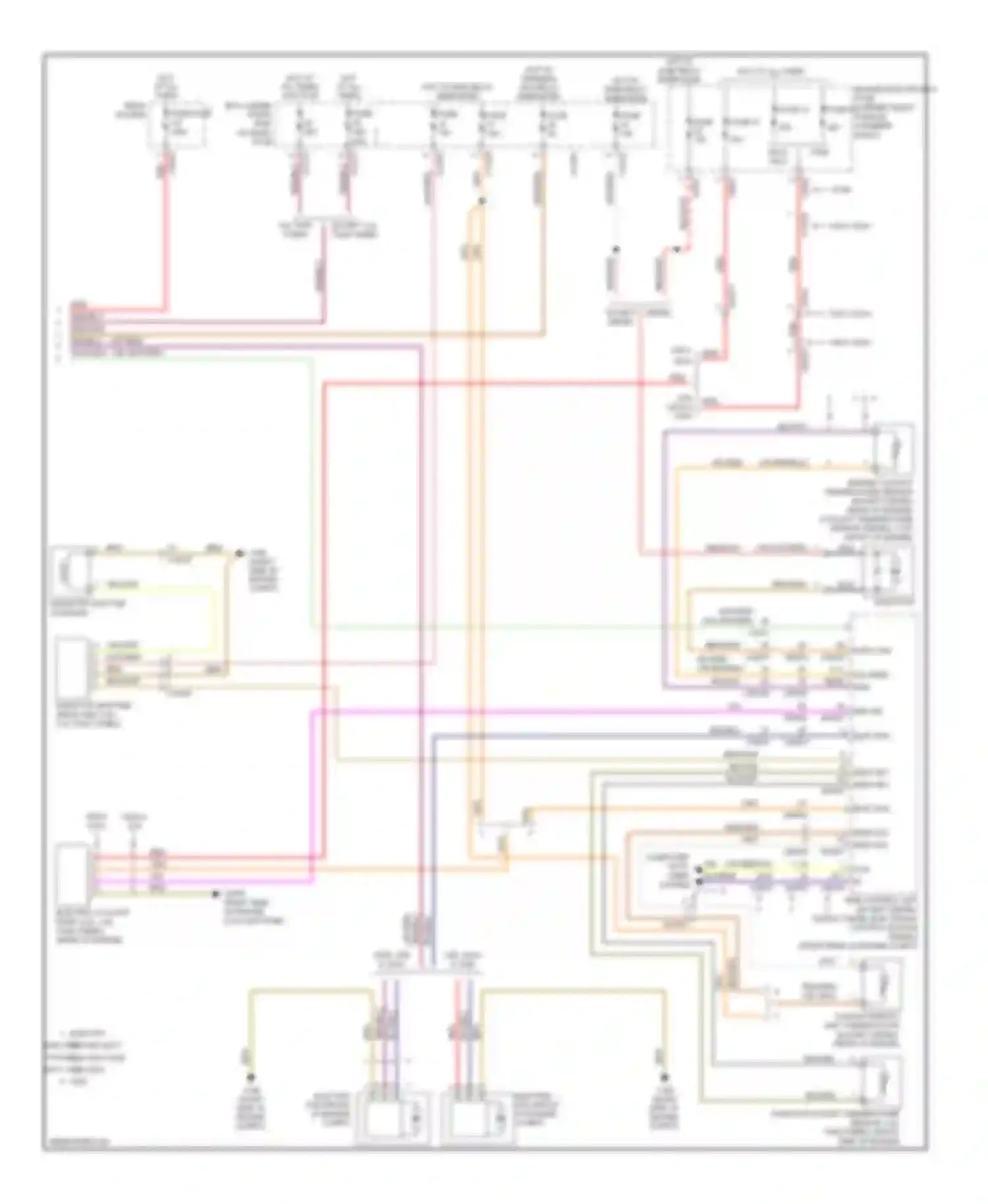 Wiring diagram (except for BMW 3 series E90/E91/E92/E93 facelift (2008-2013) (2 of 3)