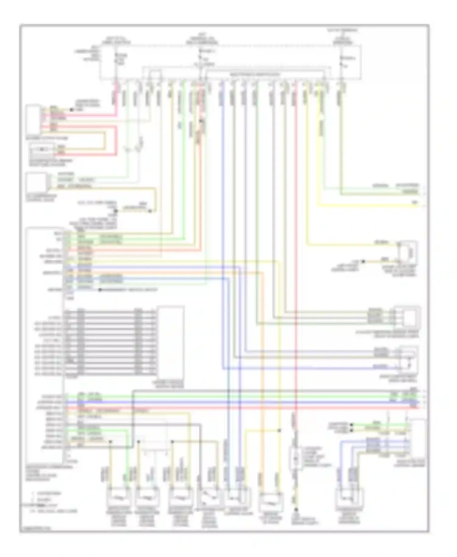 Wiring diagram grn for BMW 3 series E90/E91/E92/E93 facelift (2008-2013) (6 of 116)