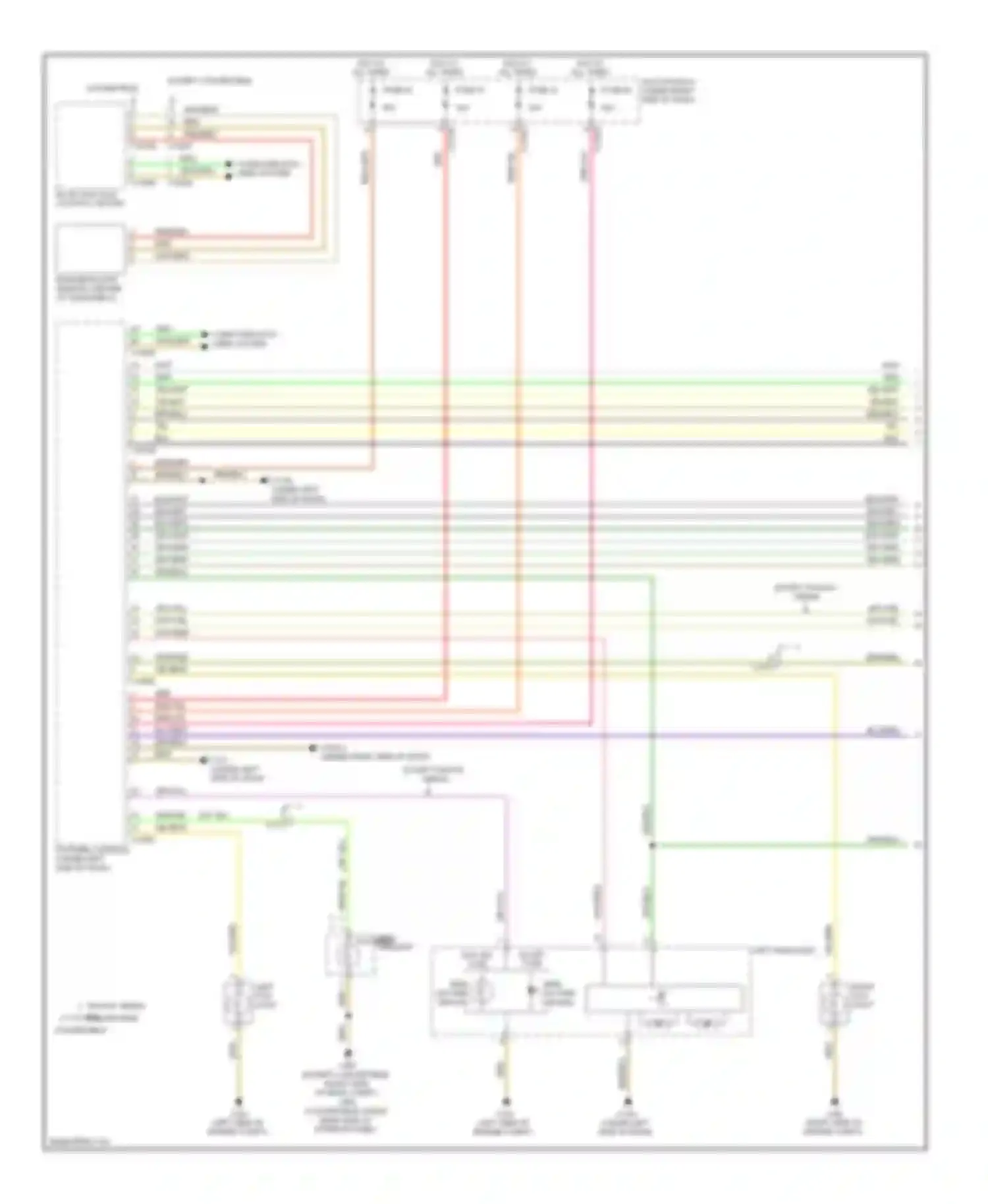 Wiring diagram grn/blk for BMW 3 series E90/E91/E92/E93 facelift (2008-2013) (3 of 11)