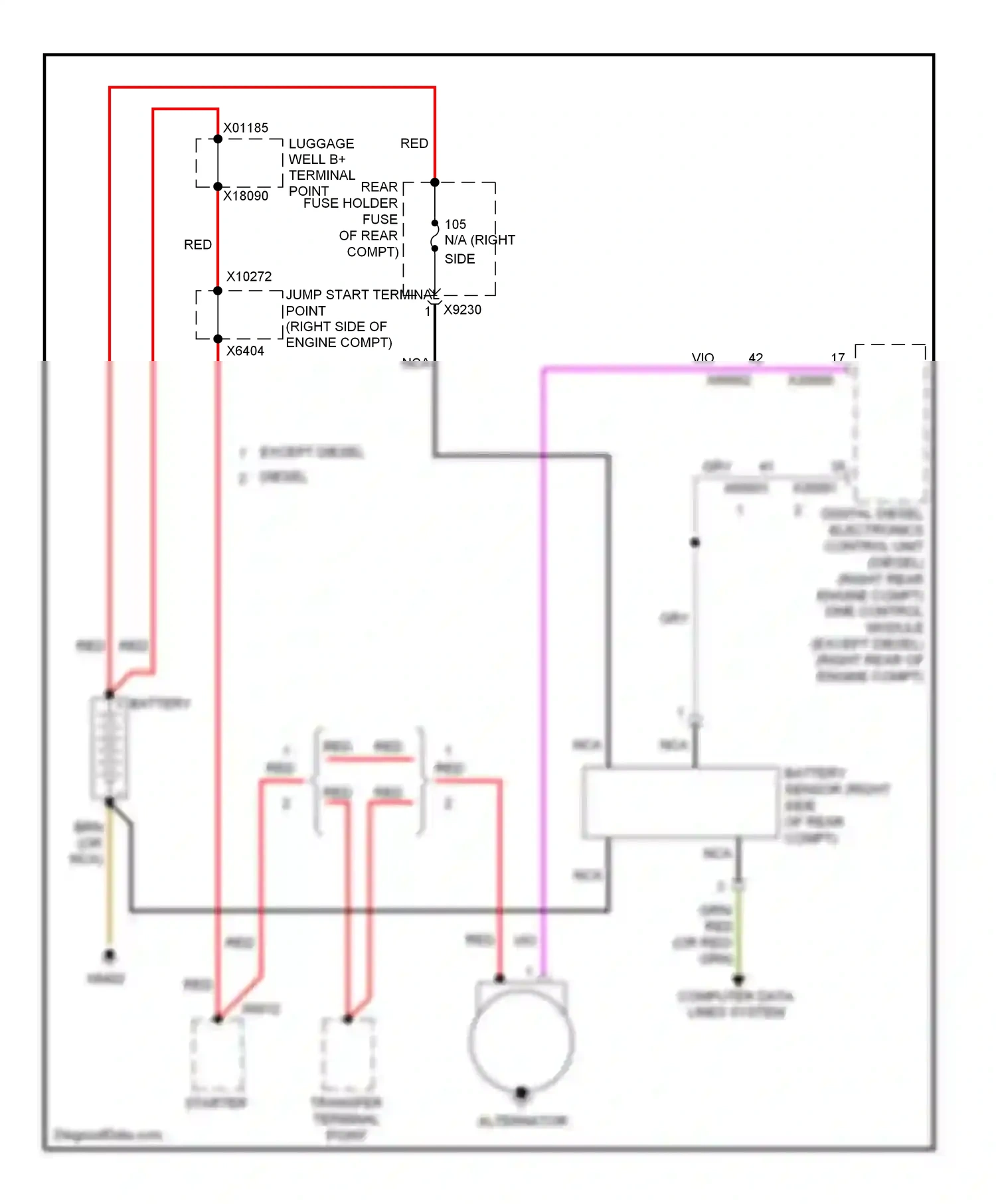 BMW 3 series E90/E91/E92/E93 facelift (2008-2013) gry wiring diagram  (31 of 55)