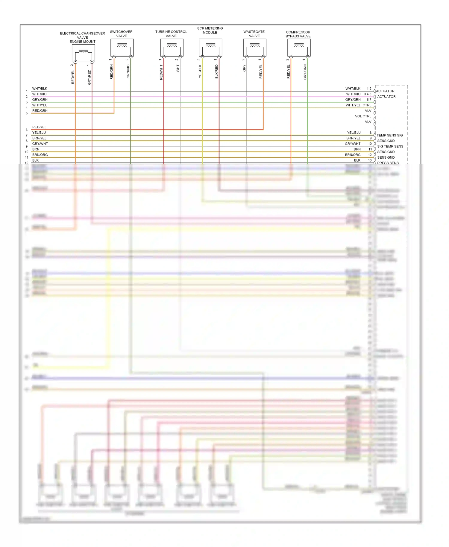 BMW 3 series E90/E91/E92/E93 facelift (2008-2013) gry wiring diagram  (50 of 55)