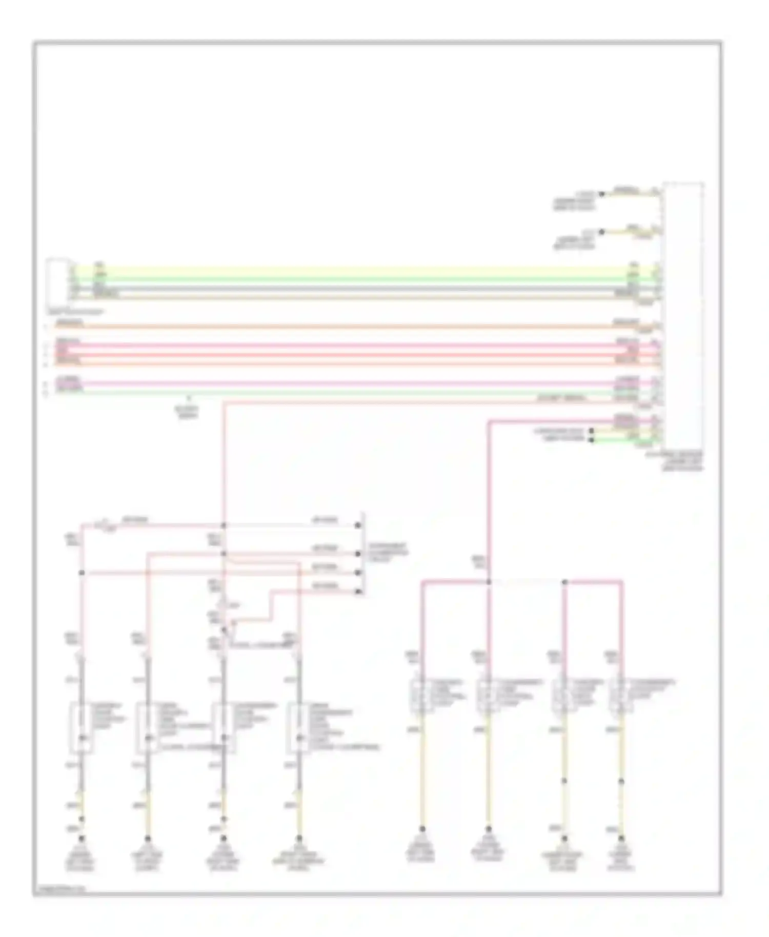 Wiring diagram light switch unit for BMW 3 series E90/E91/E92/E93 facelift (2008-2013) (2 of 13)