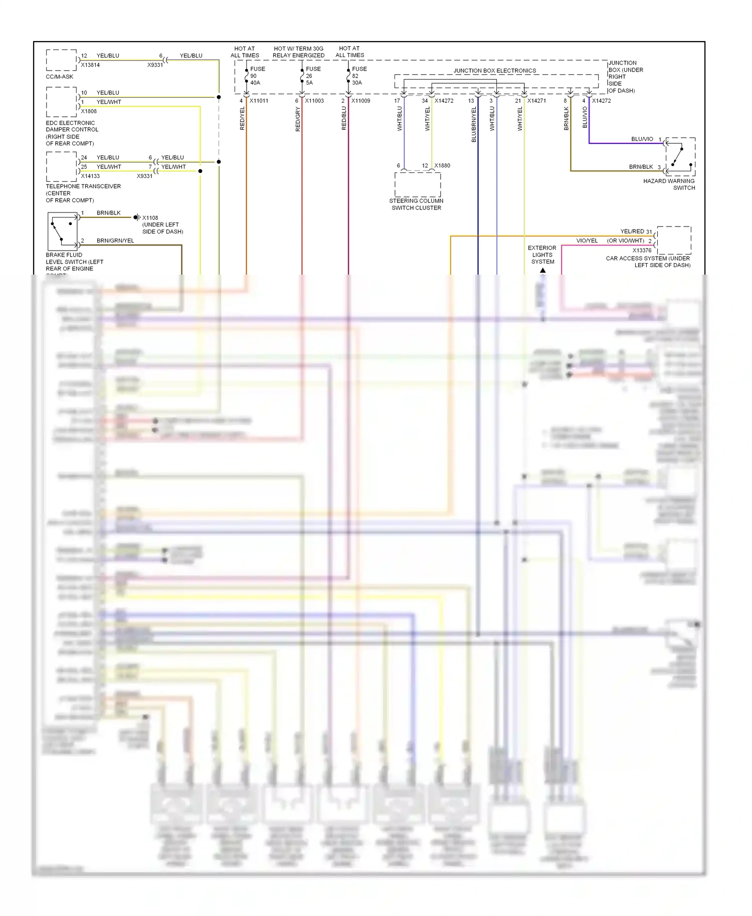 Wiring diagram nca for BMW 3 series E90/E91/E92/E93 facelift (2008-2013) (3 of 97)