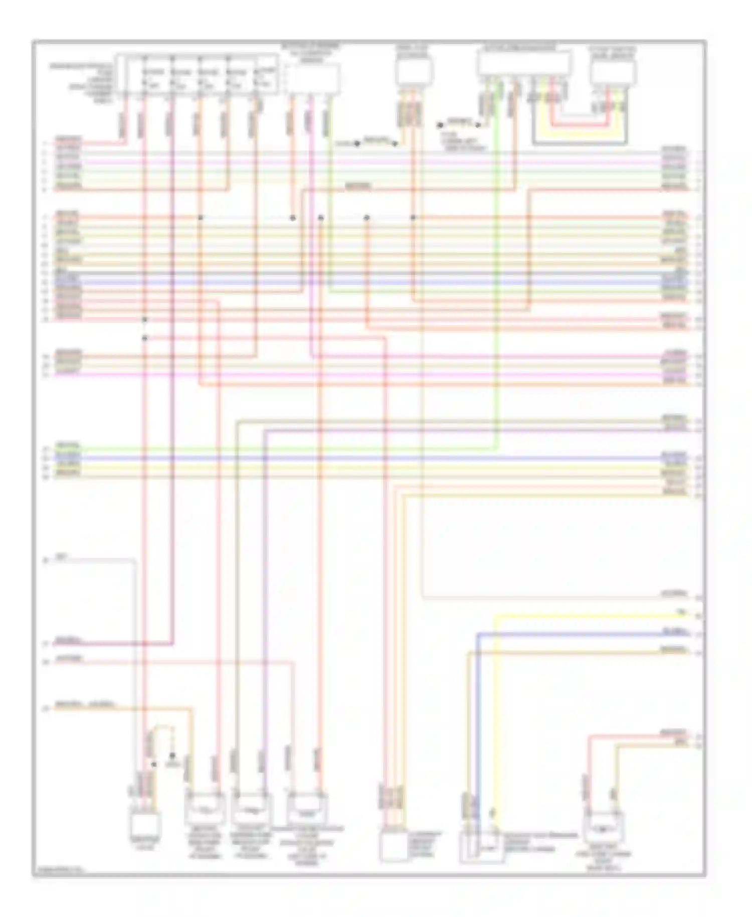 Wiring diagram red for BMW 3 series E90/E91/E92/E93 facelift (2008-2013) (109 of 117)