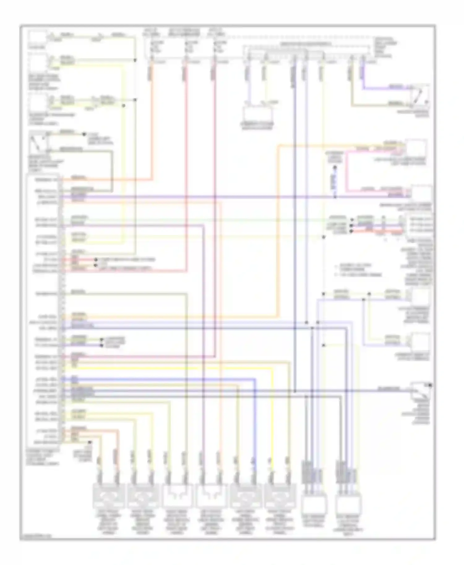 Wiring diagram rr whl out rf brk pad for BMW 3 series E90/E91/E92/E93 facelift (2008-2013) (1 of 1)