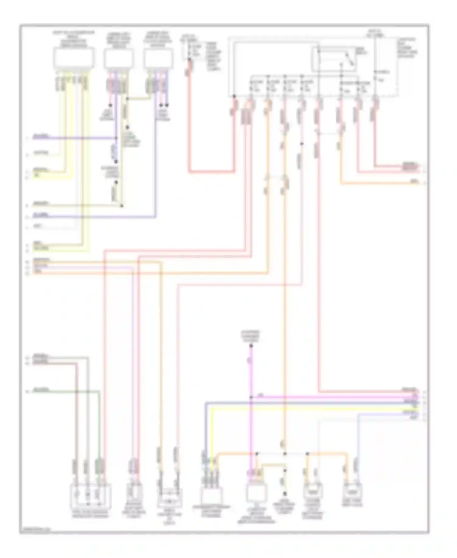 Wiring diagram starting/ charging system for BMW 3 series E90/E91/E92/E93 facelift (2008-2013) (2 of 2)