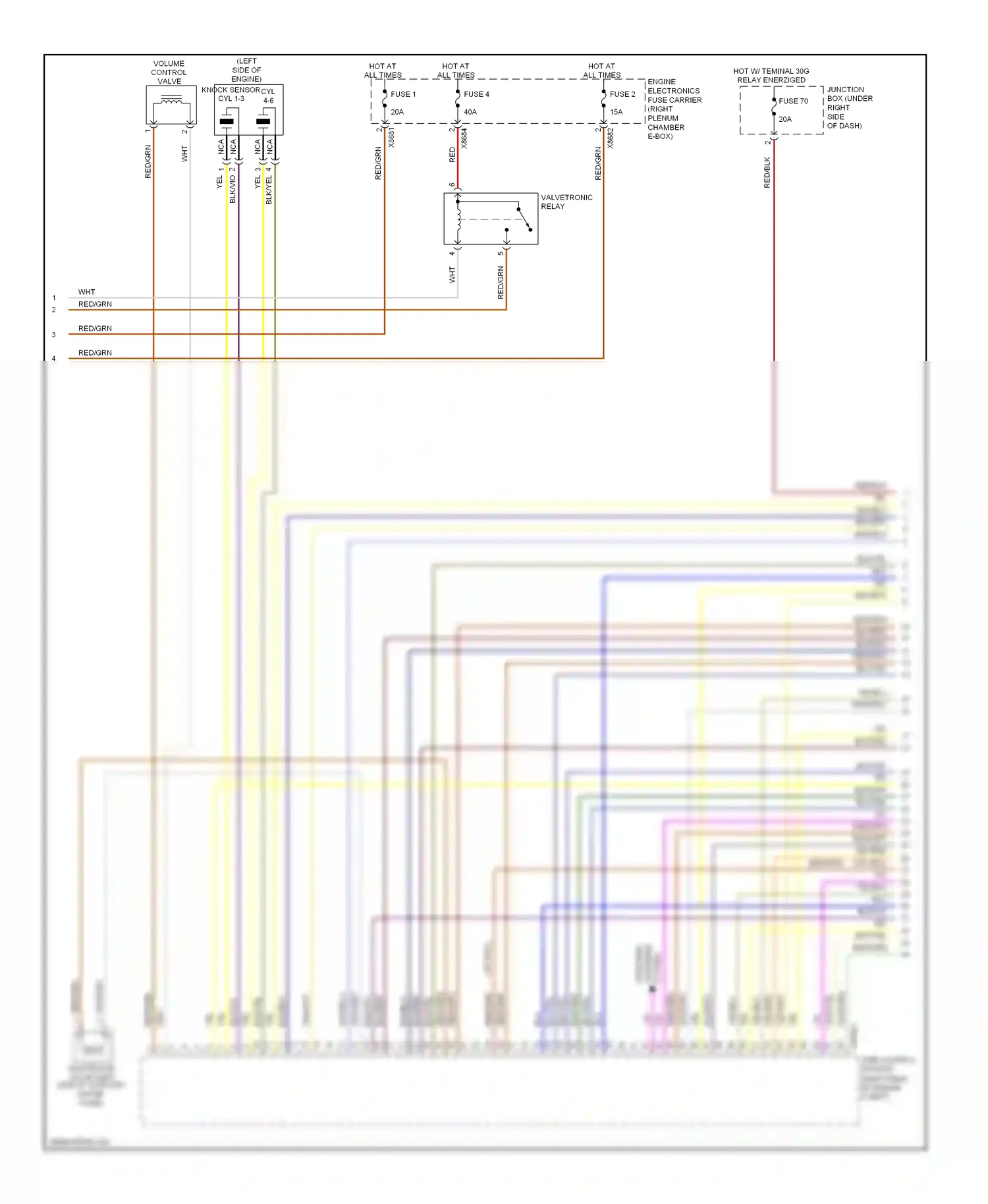 BMW 3 series E90/E91/E92/E93 facelift (2008-2013) system wiring diagram  (3 of 4)