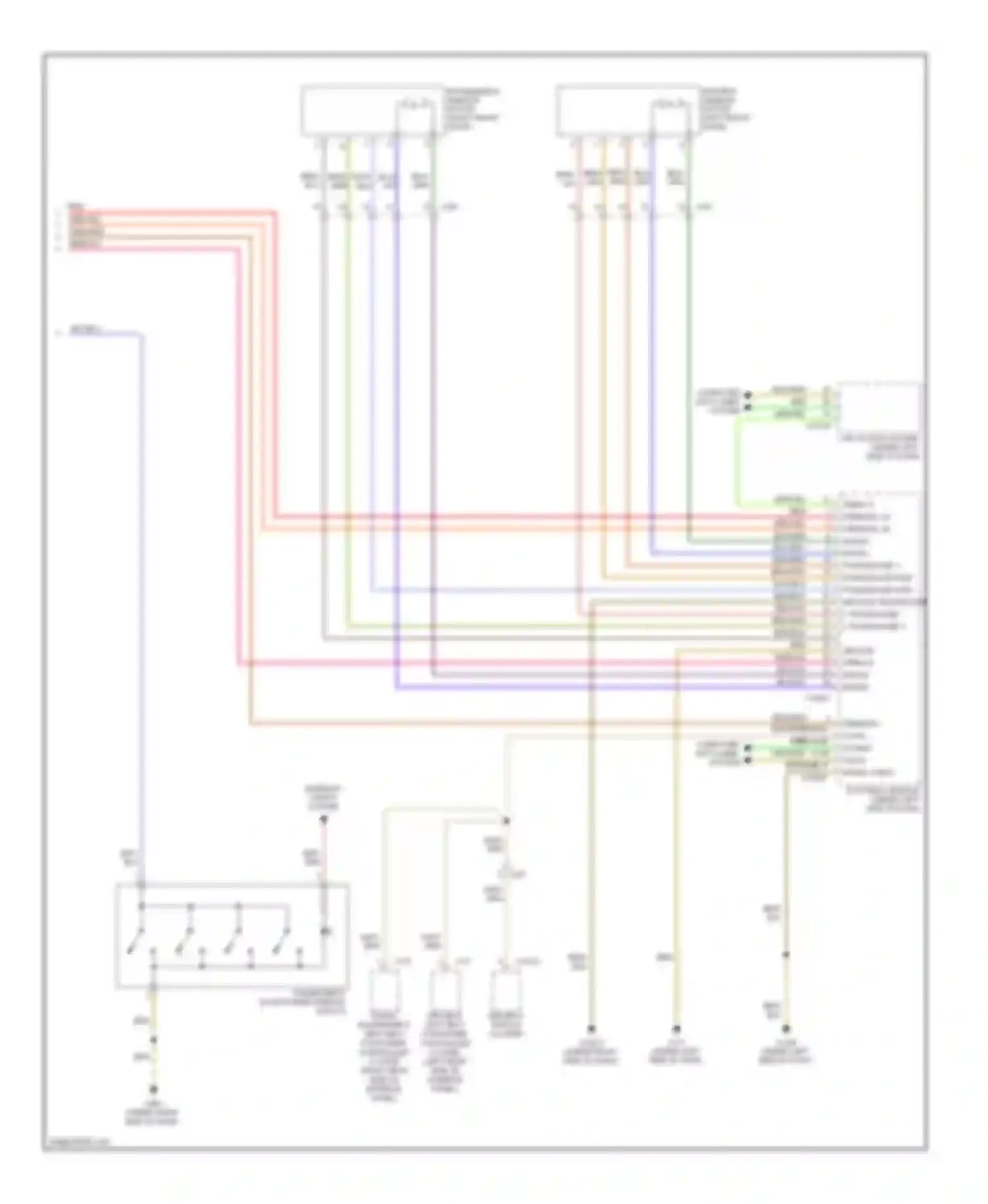 Wiring diagram transducer 1 transducer gnd transducer gnd for BMW 3 series E90/E91/E92/E93 facelift (2008-2013) (1 of 1)