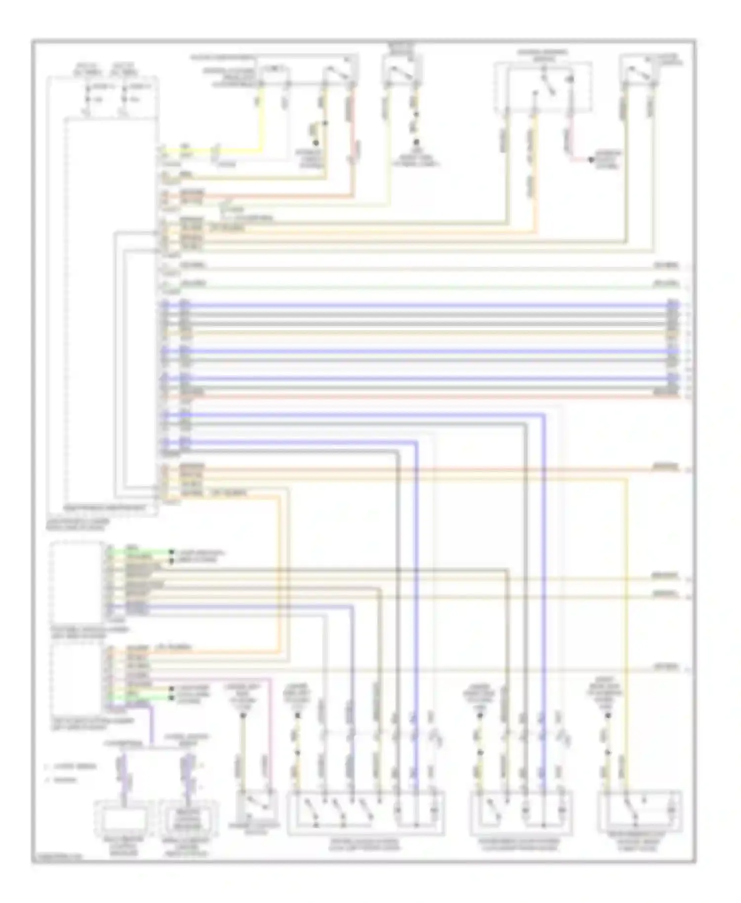Wiring diagram wht/blk for BMW 3 series E90/E91/E92/E93 facelift (2008-2013) (2 of 27)