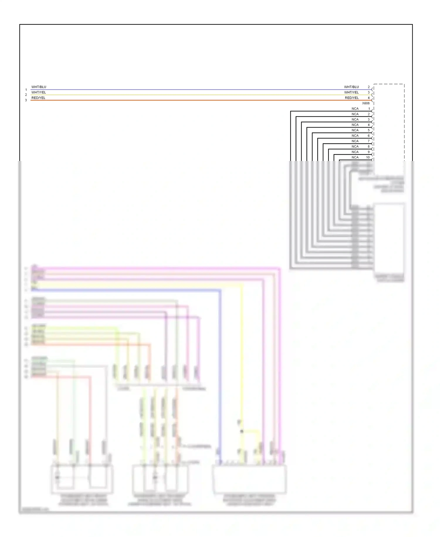 BMW 3 series E90/E91/E92/E93 facelift (2008-2013) yel wiring diagram  (50 of 110)