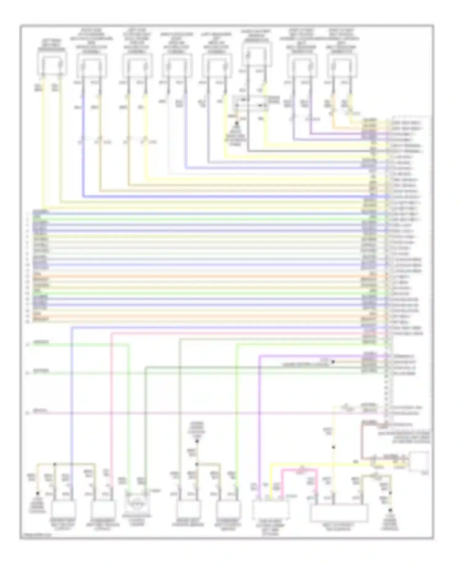 Wiring diagram yel/blk for BMW 3 series E90/E91/E92/E93 facelift (2008-2013) (50 of 60)