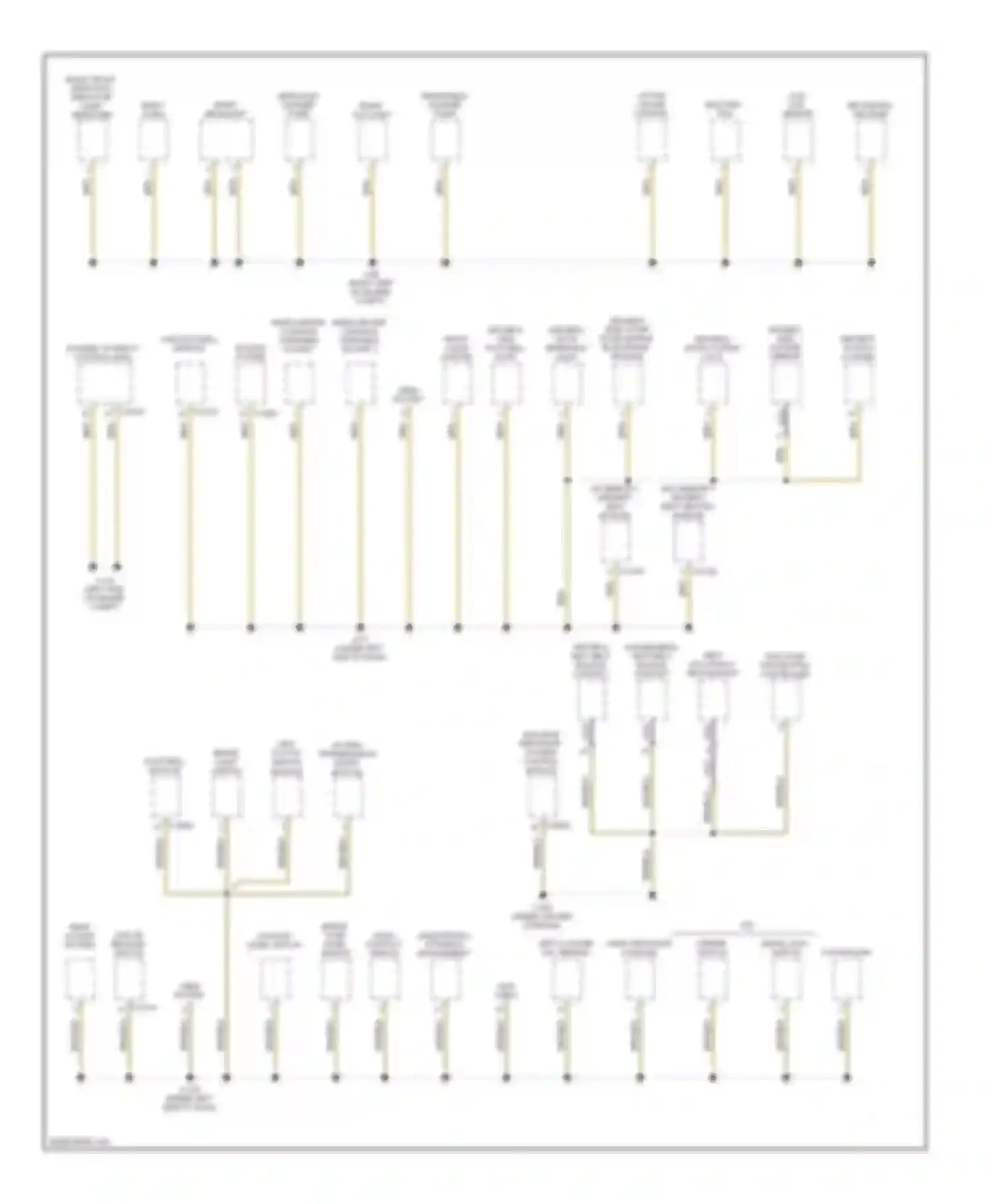 3 series BMW E90/E91/E92/E93 (2005-2010): Ground distribution circuit (2 of 4)