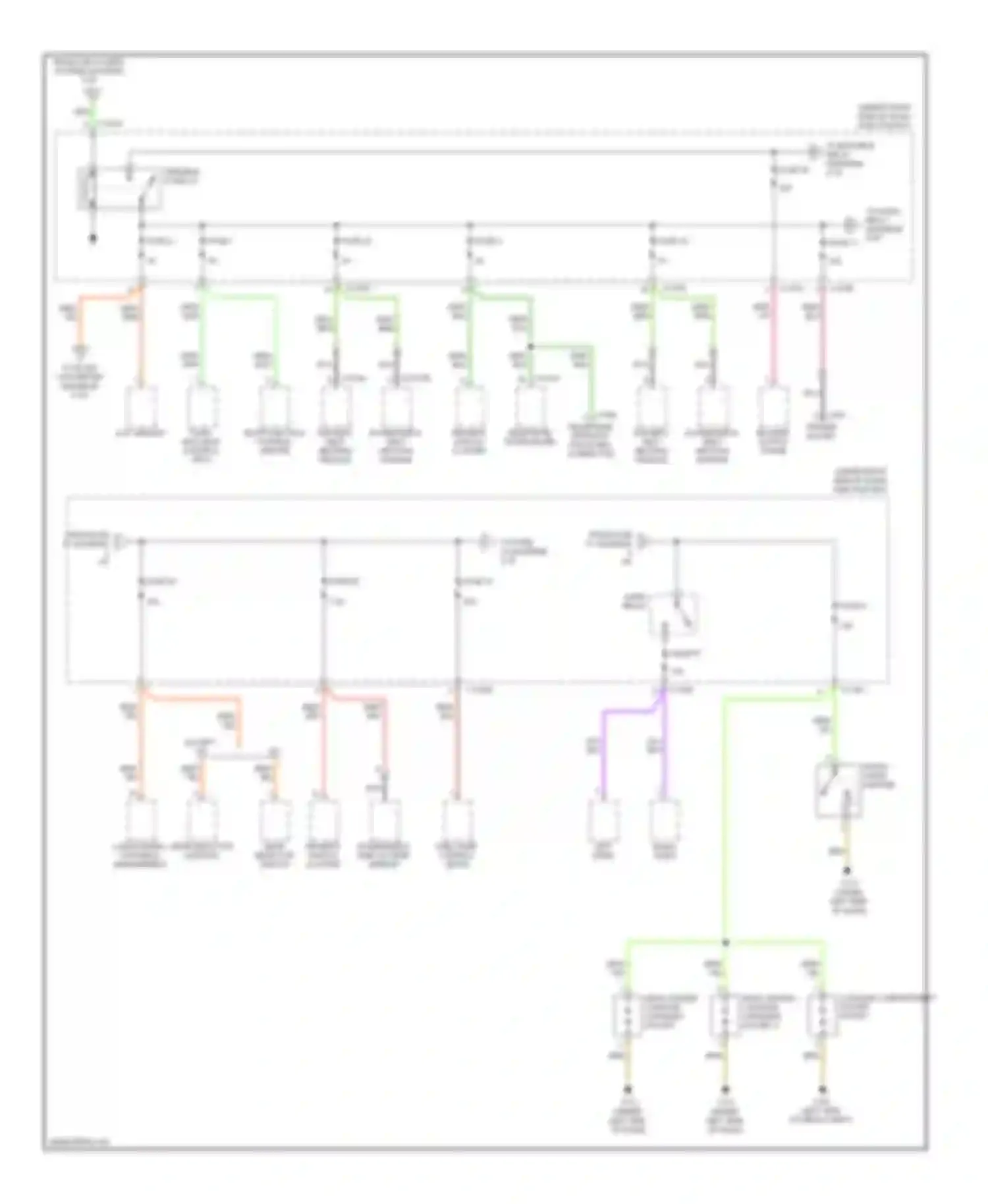 3 series BMW E90/E91/E92/E93 (2005-2010): Power distribution circuit (4 of 5)