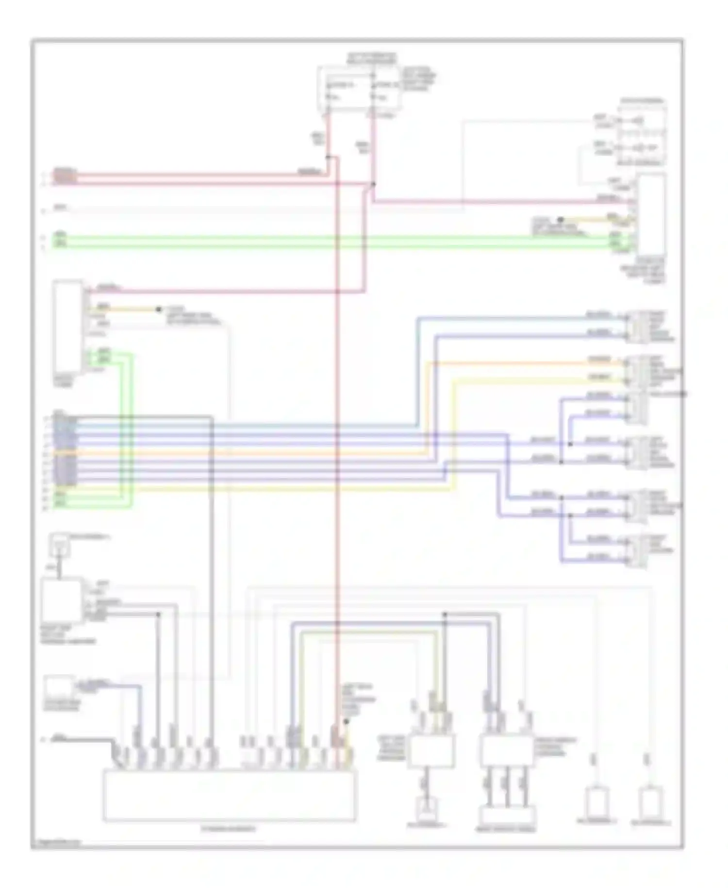 Wiring diagram antenna diversity for BMW 3 series E90/E91/E92/E93 (2005-2010) (5 of 30)