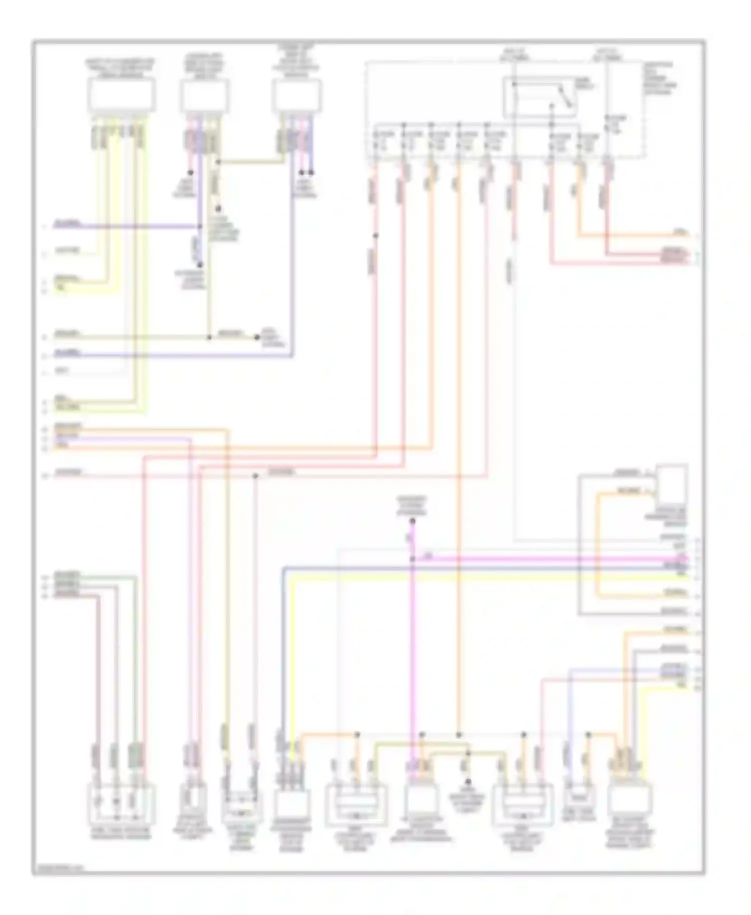 Wiring diagram anti-theft system for BMW 3 series E90/E91/E92/E93 (2005-2010) (6 of 8)